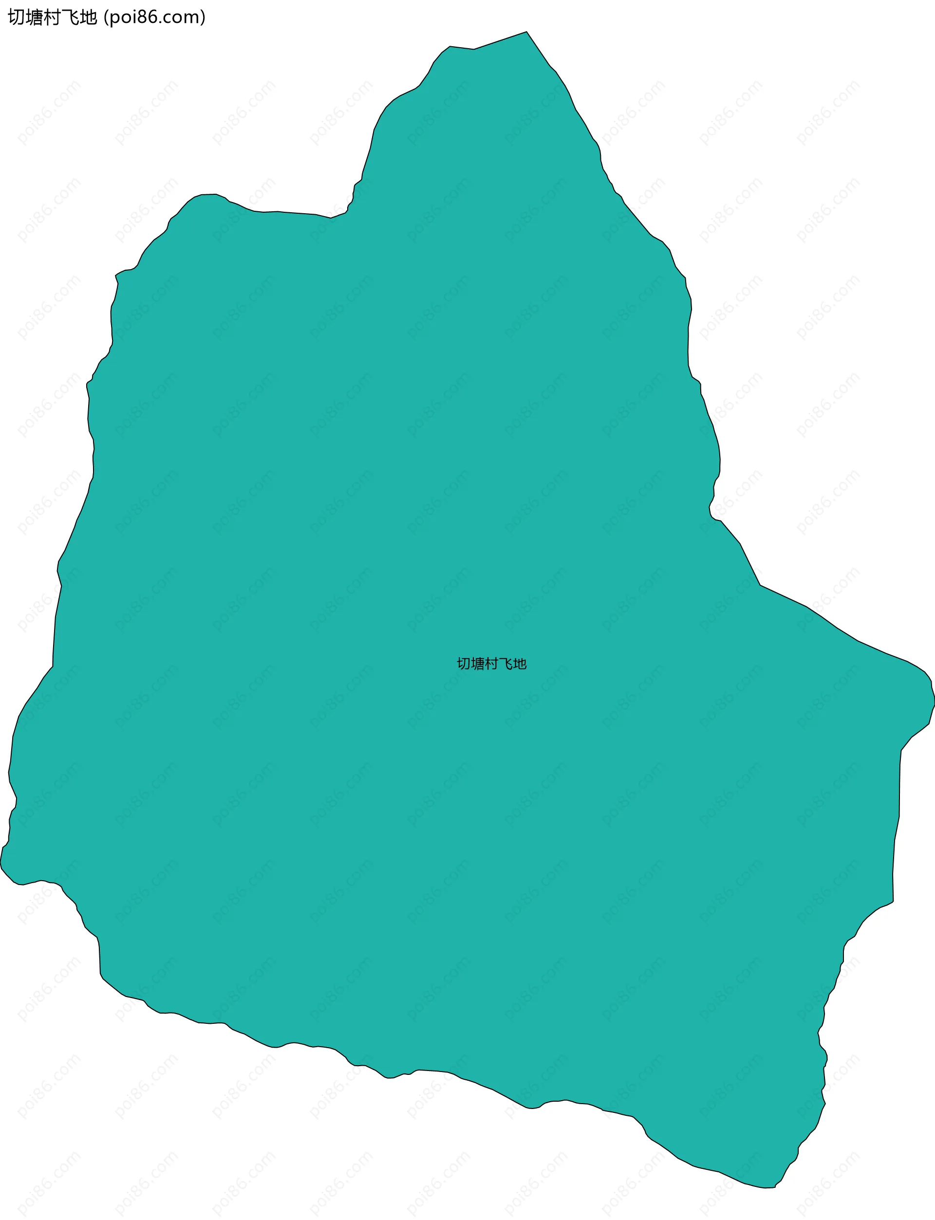 切塘村飞地边界地图