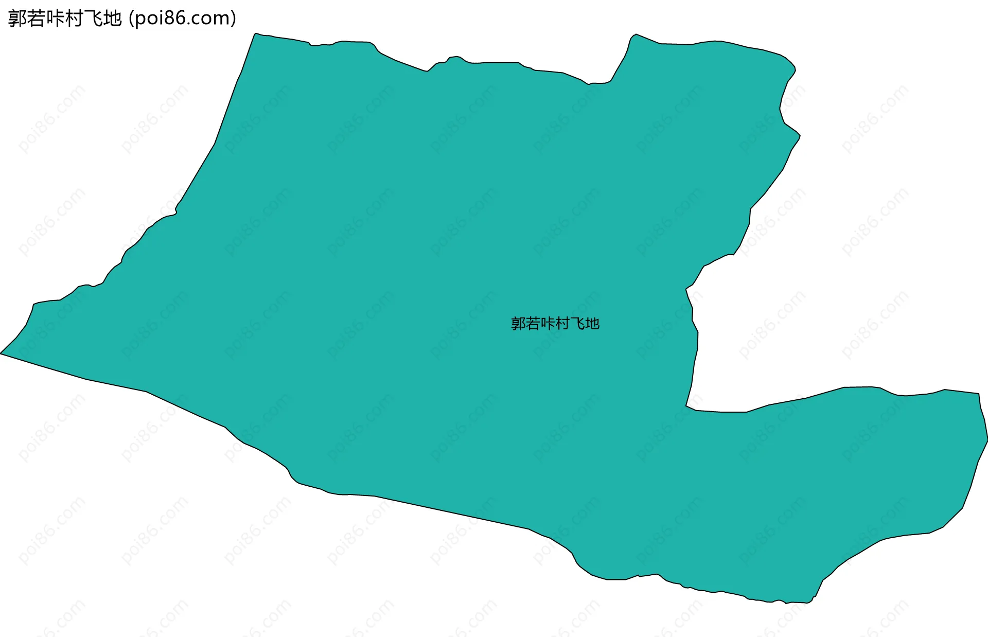 郭若咔村飞地边界地图