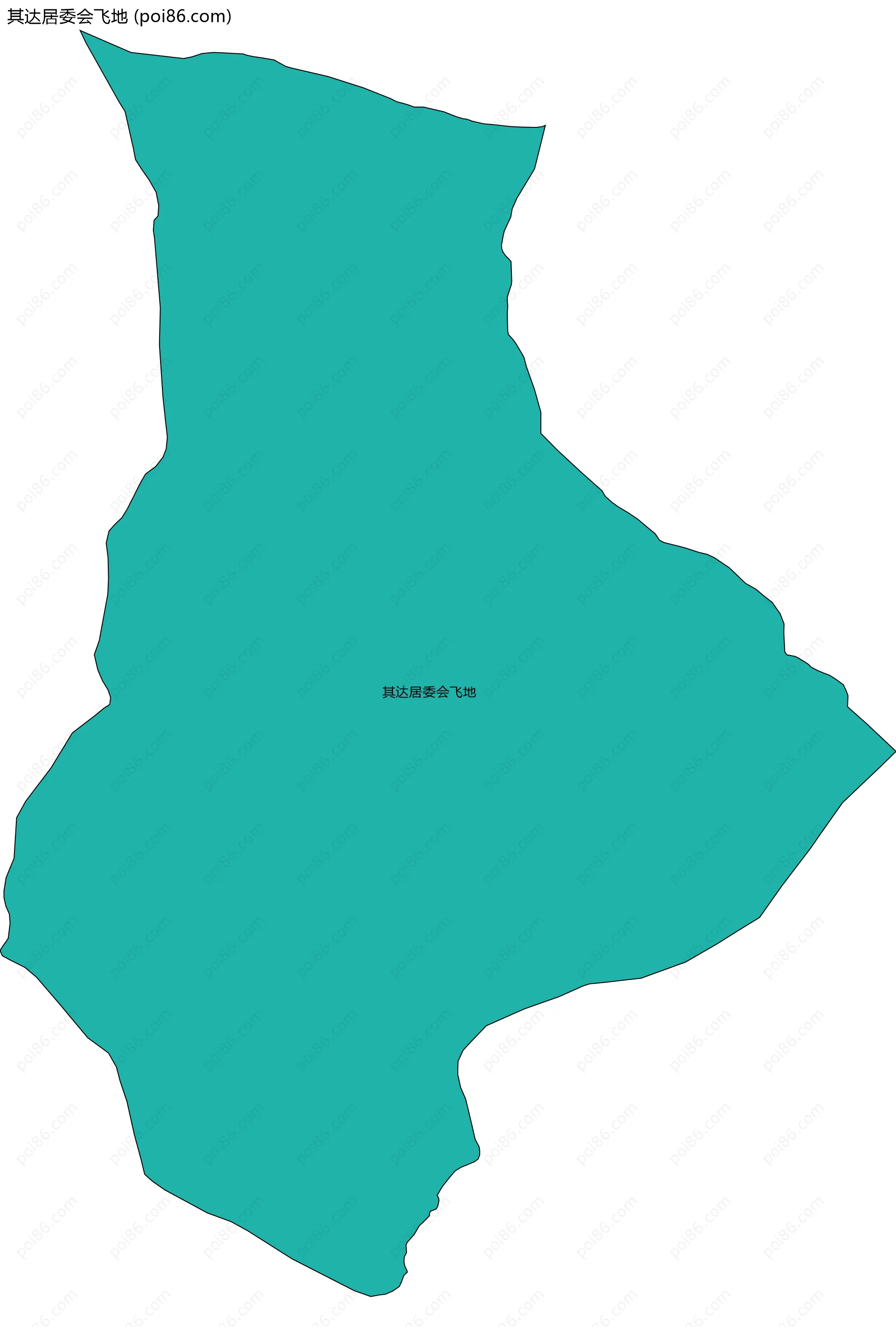 其达居委会飞地边界地图