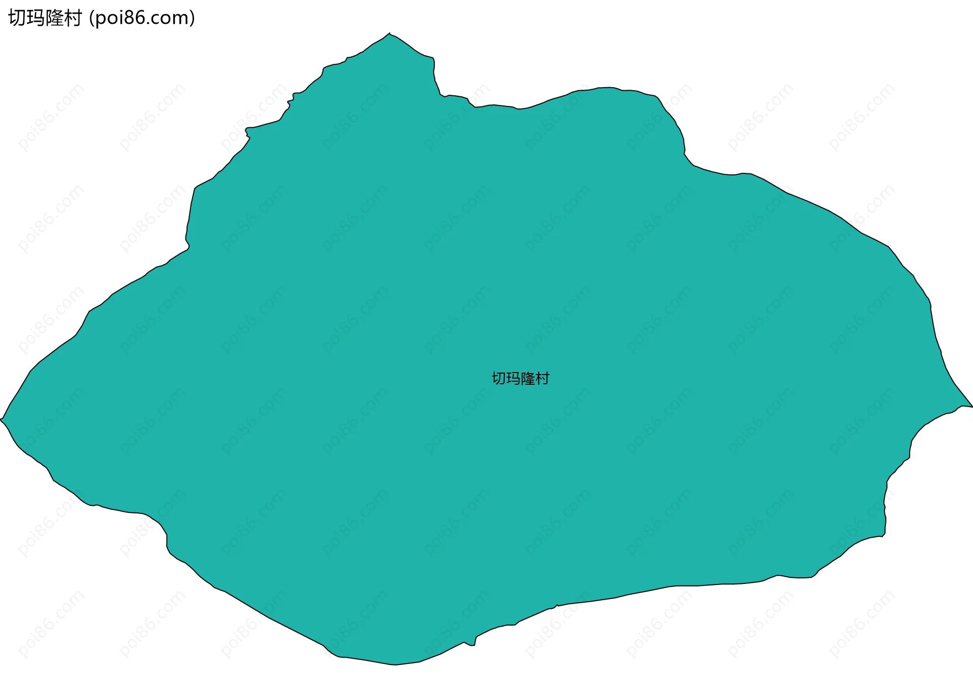 切玛隆村边界地图