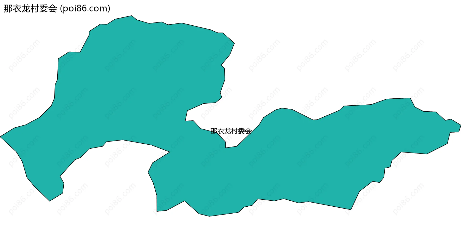 那衣龙村委会边界地图