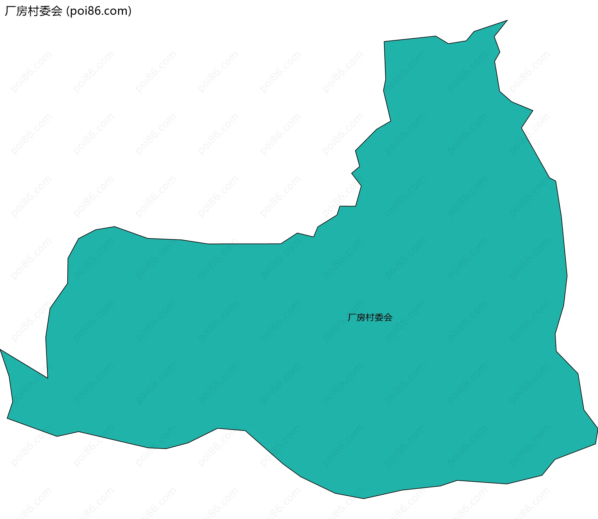 厂房村委会边界地图
