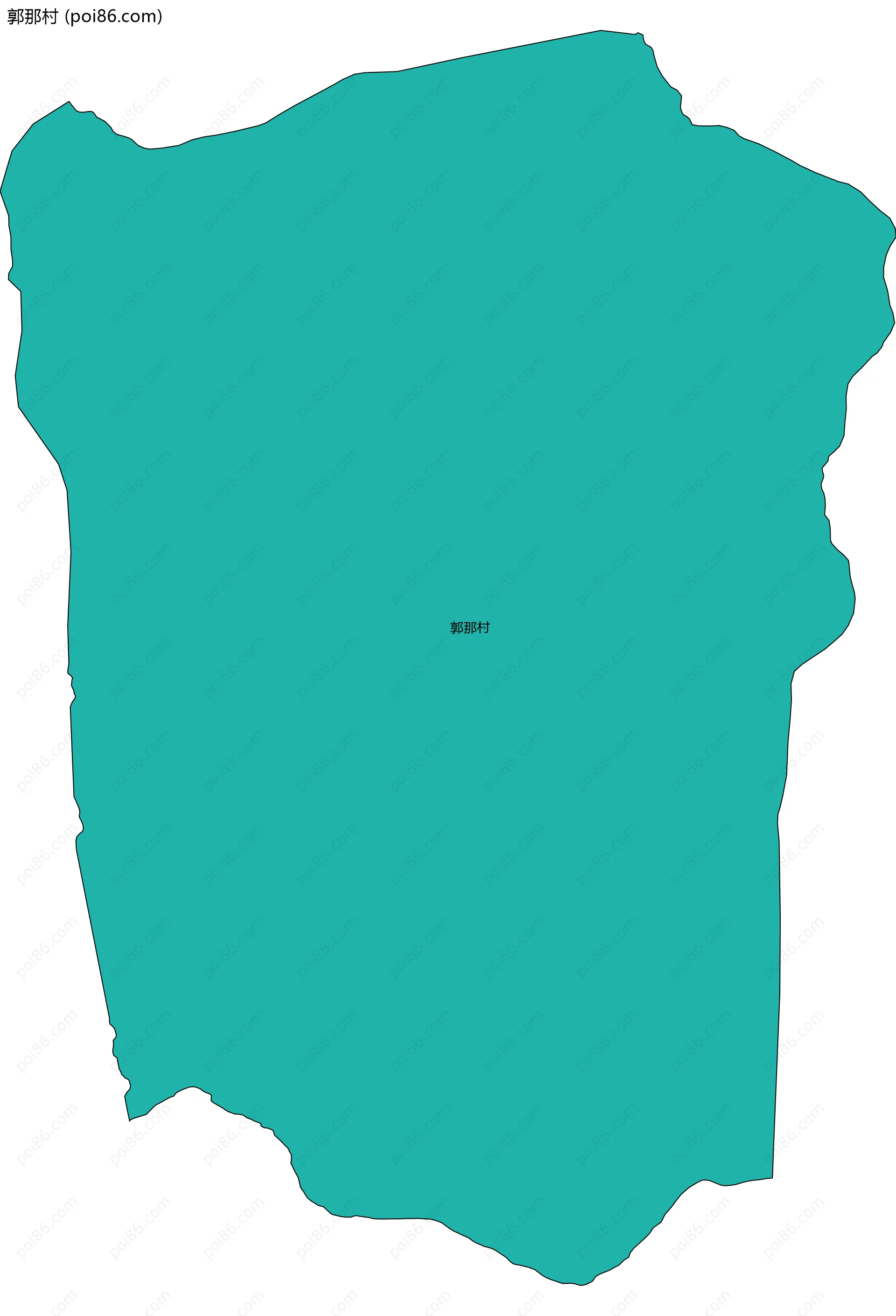 郭那村边界地图