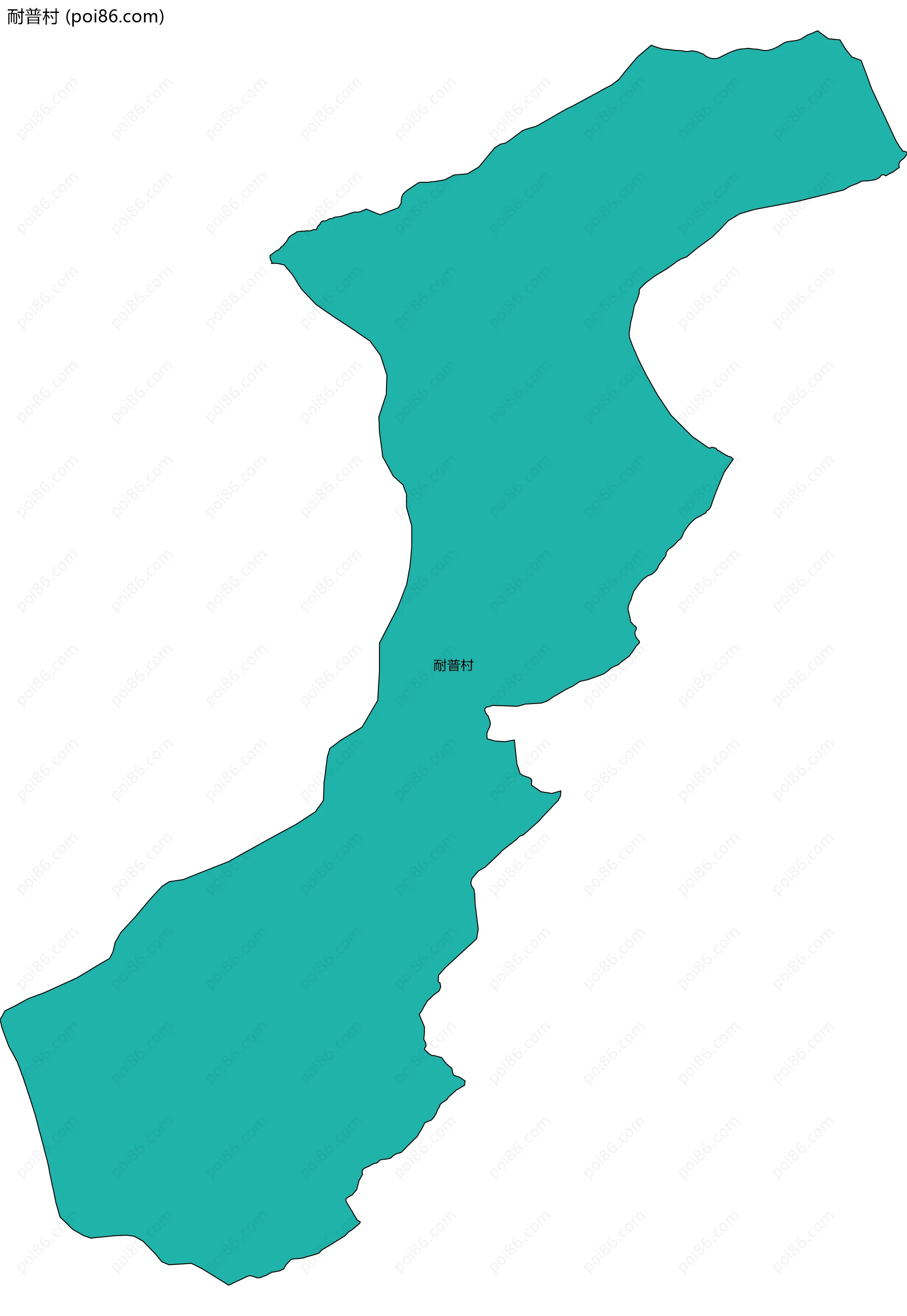 耐普村边界地图