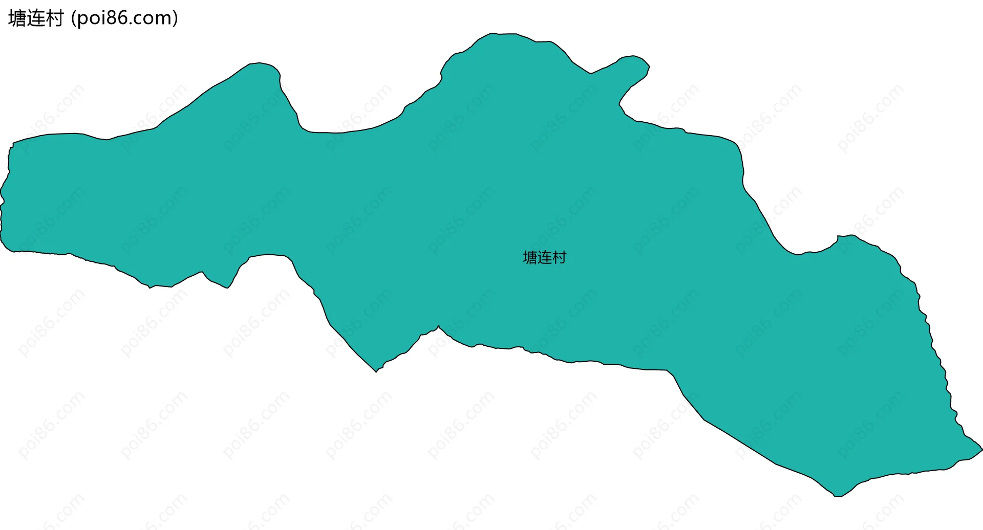 塘连村边界地图