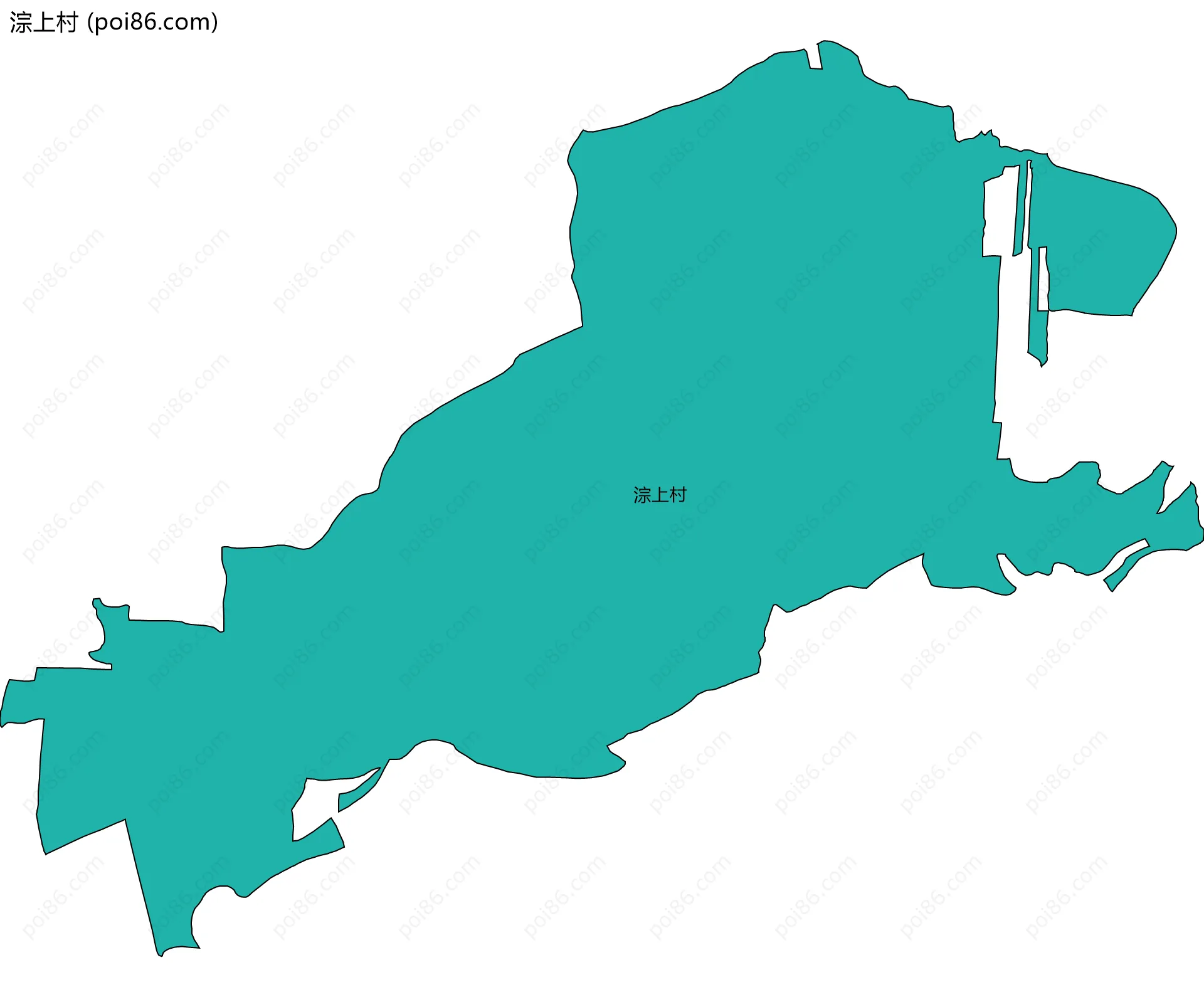 淙上村边界地图