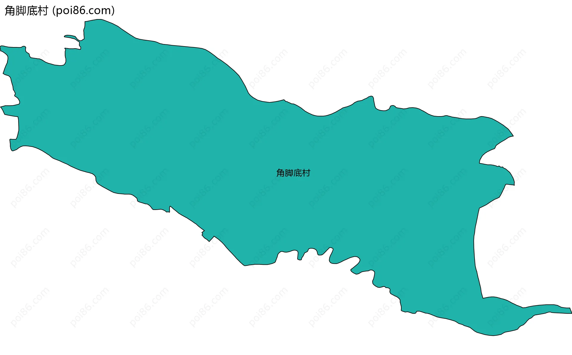 角脚底村边界地图