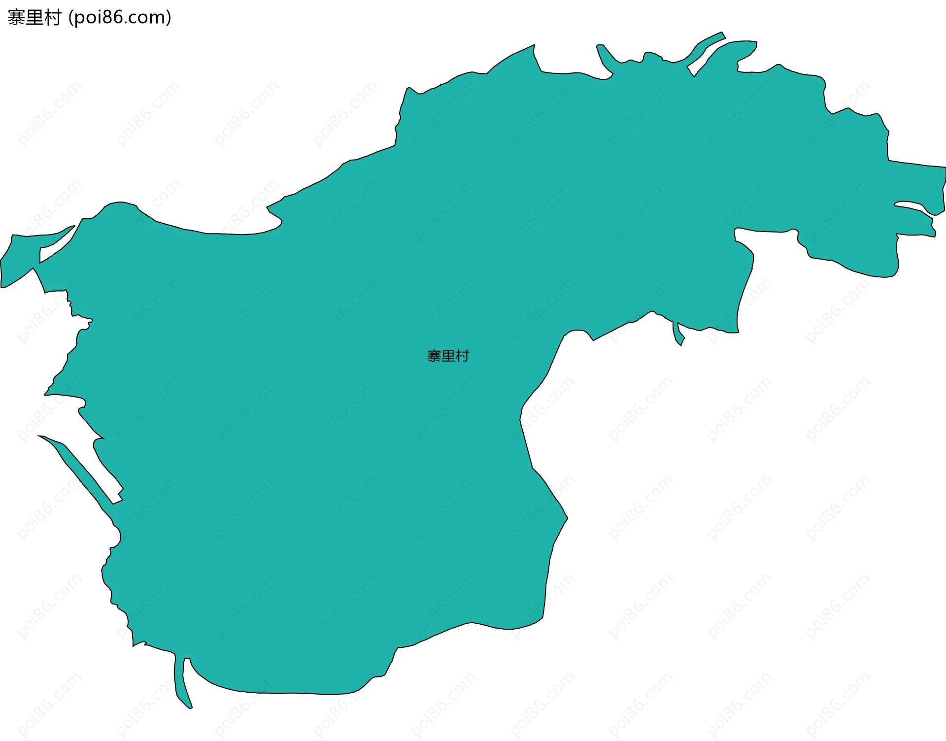 寨里村边界地图