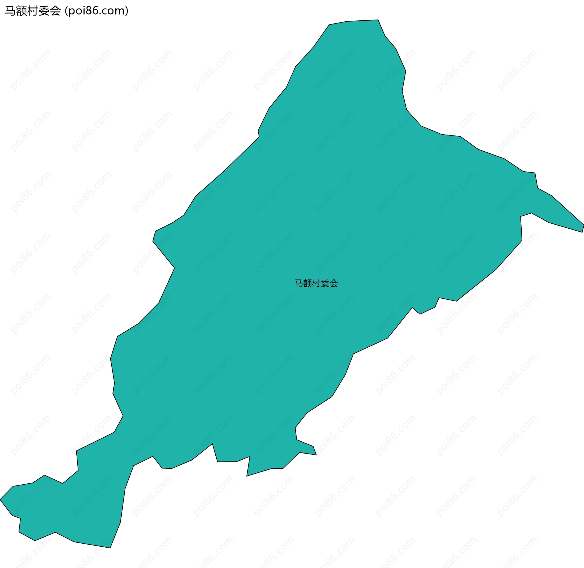 马额村委会边界地图