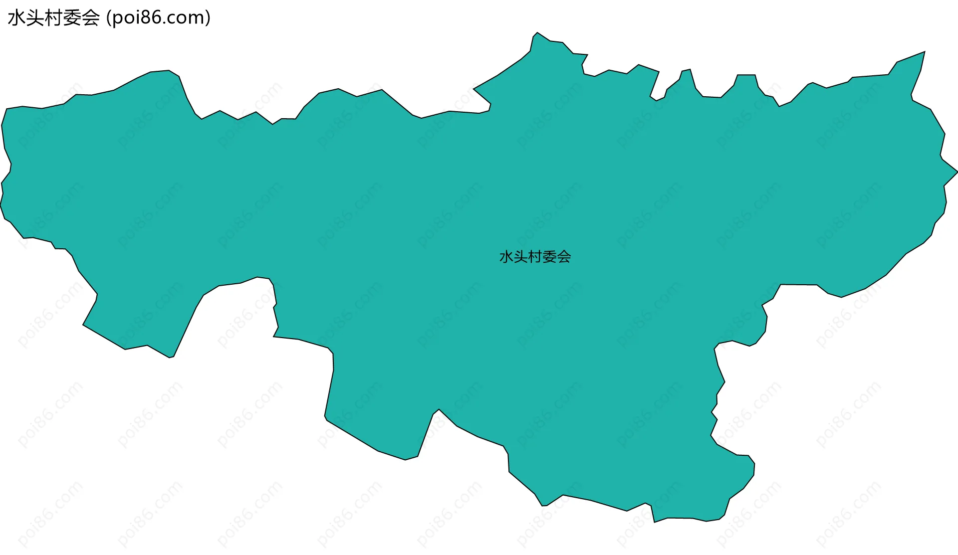 水头村委会边界地图