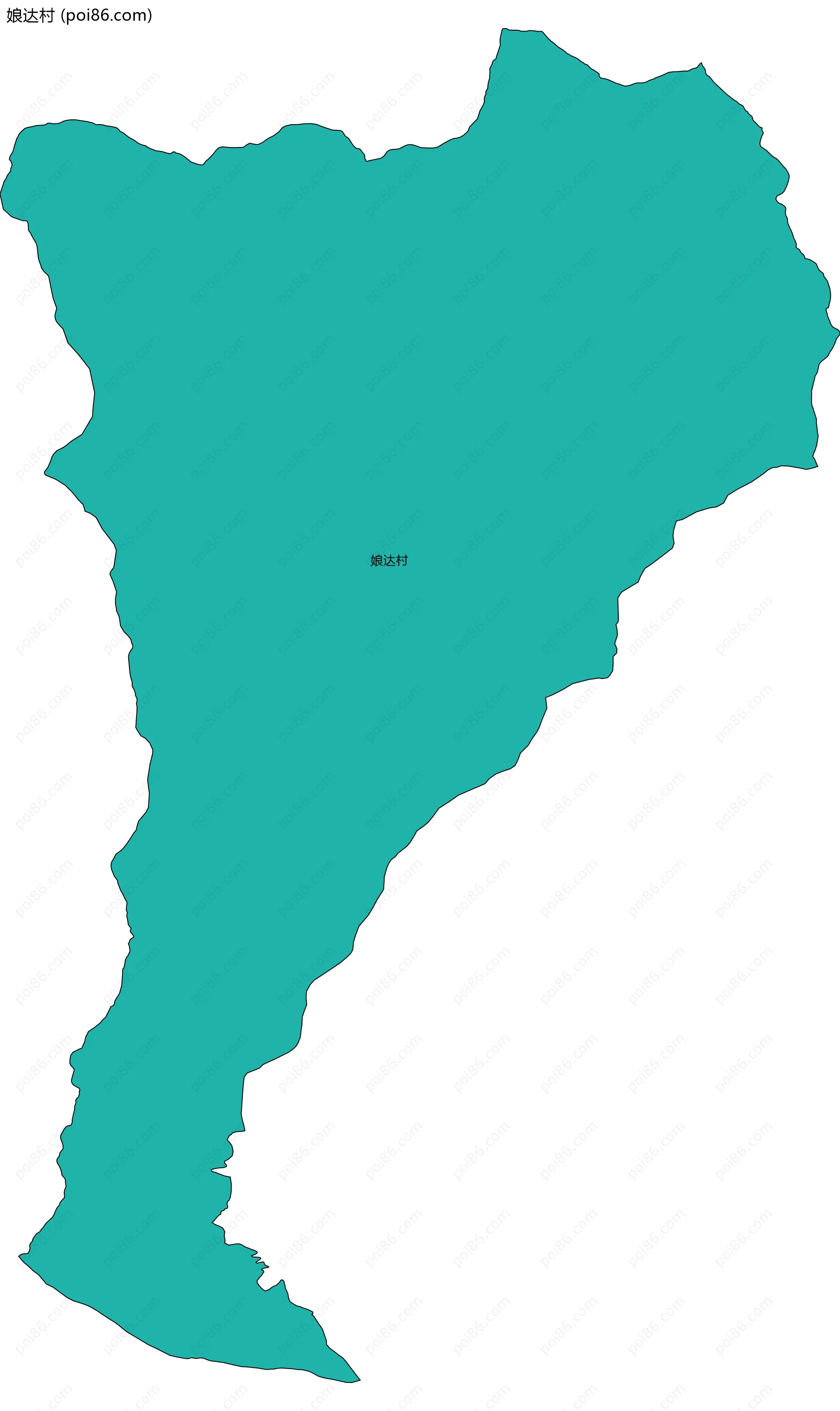 娘达村边界地图