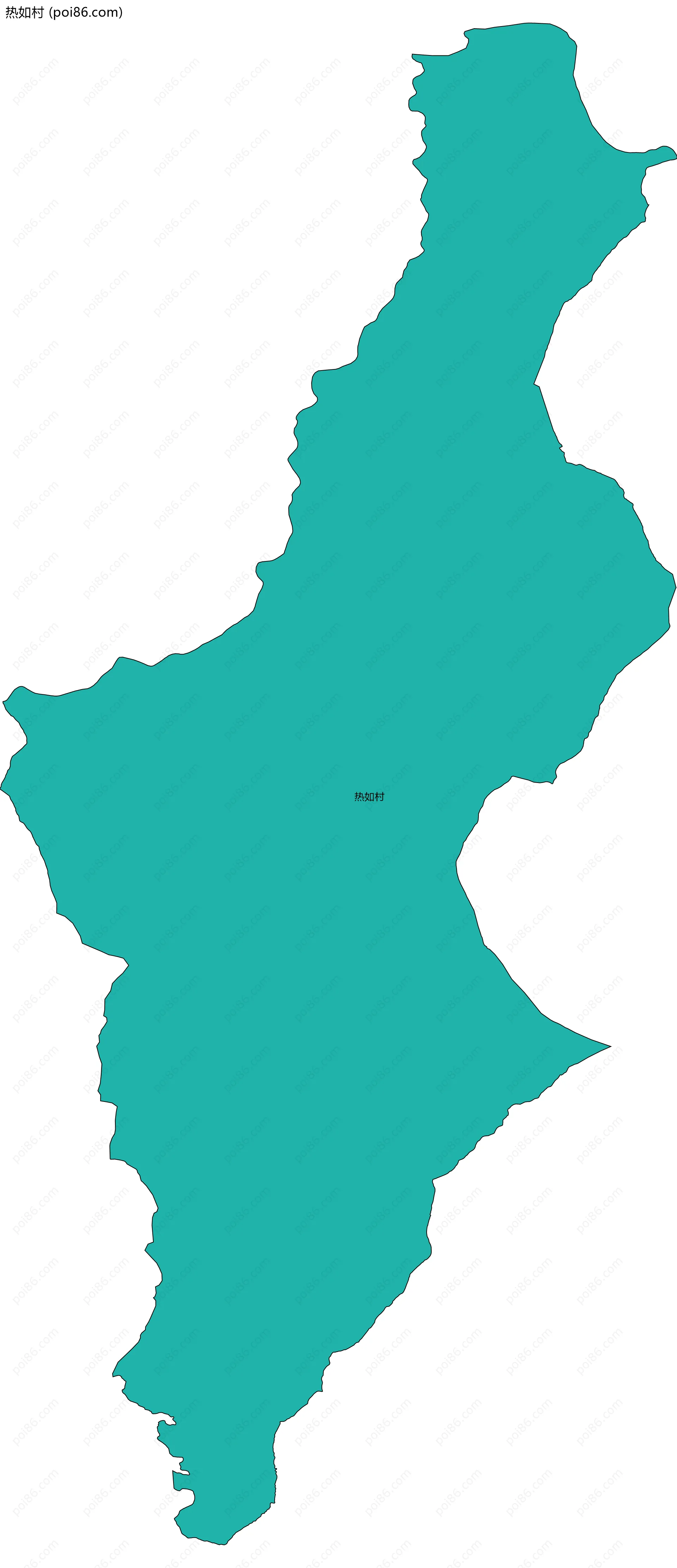 热如村边界地图