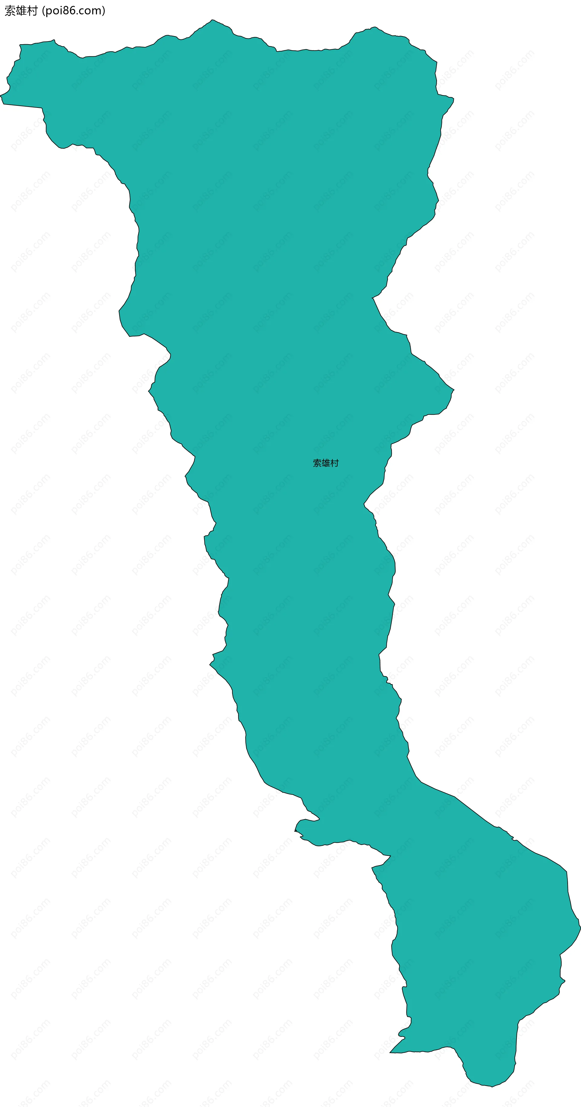 索雄村边界地图