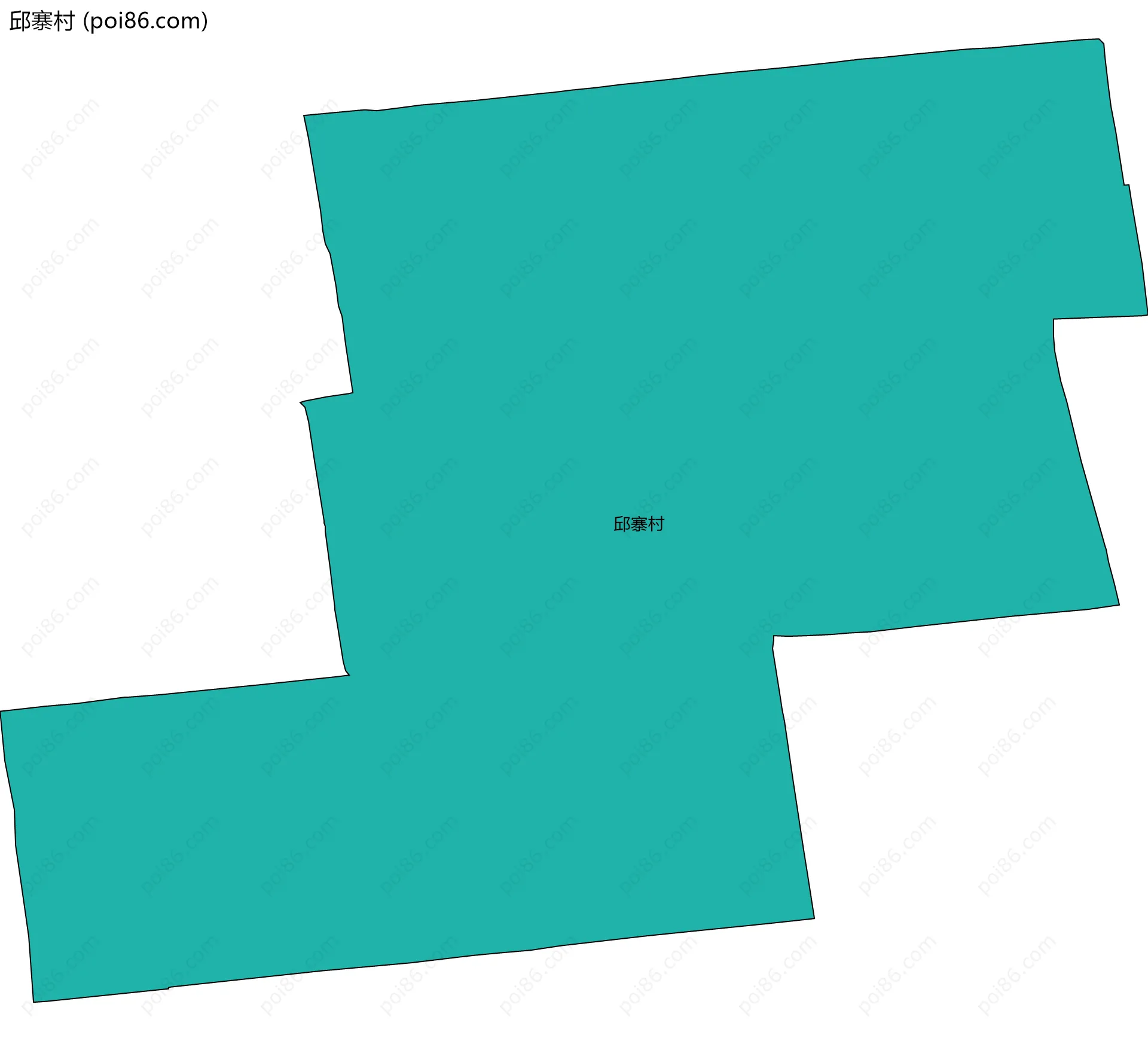 邱寨村边界地图