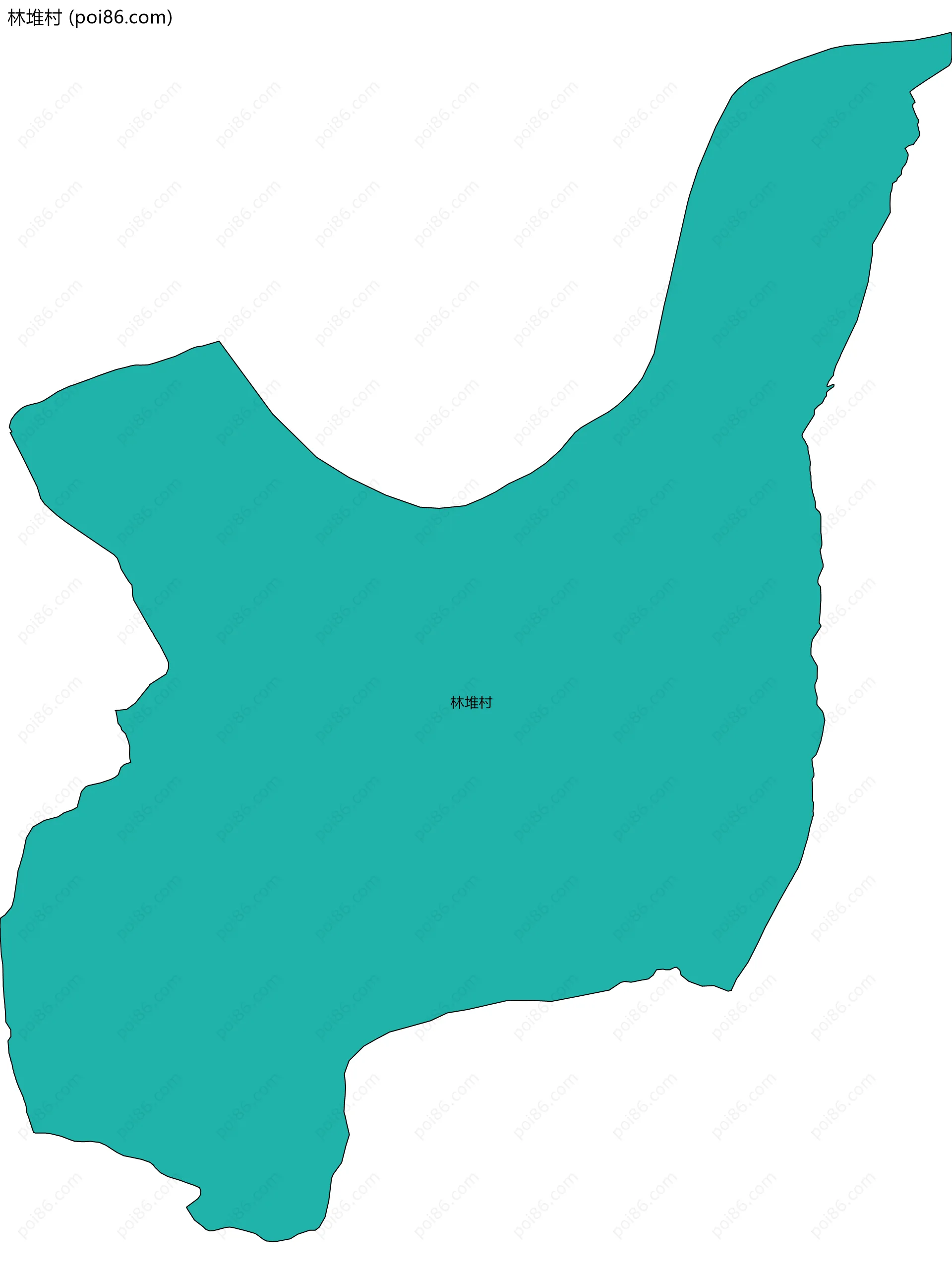 林堆村边界地图