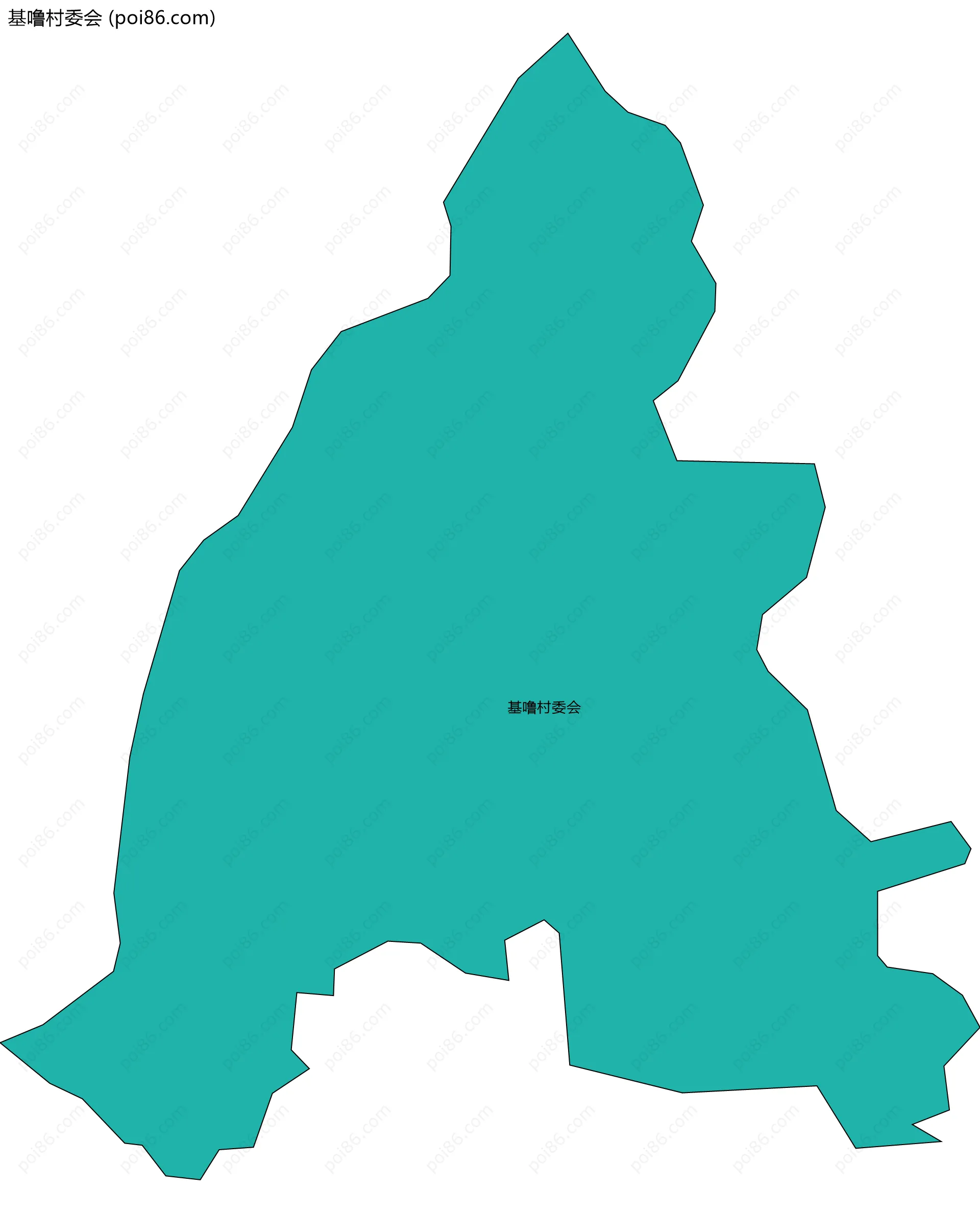 基噜村委会边界地图