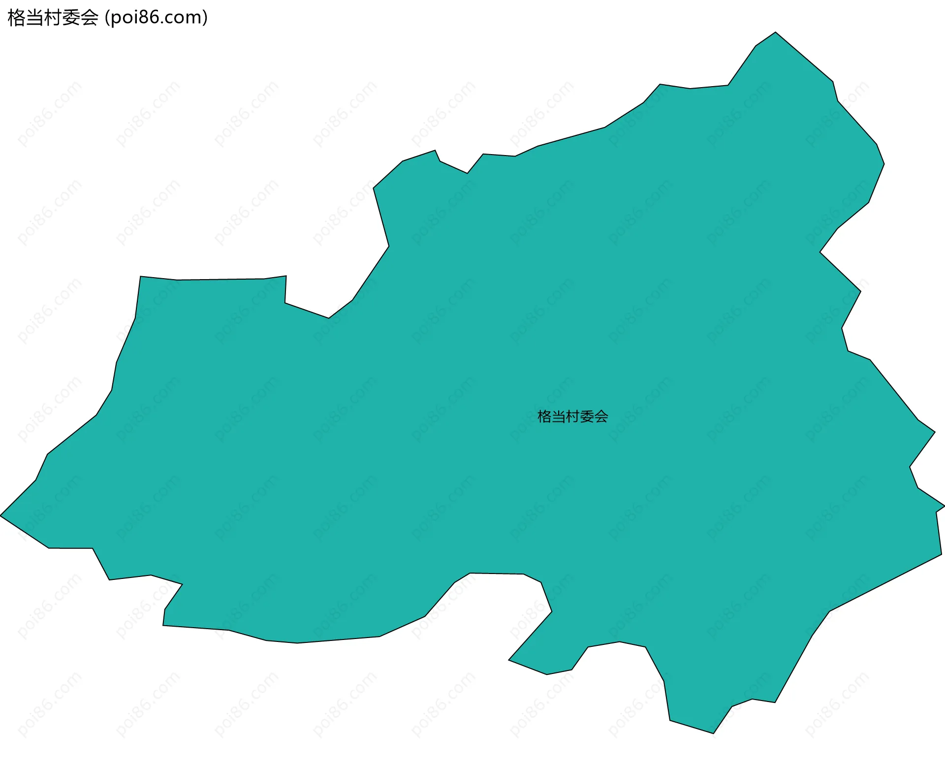 格当村委会边界地图