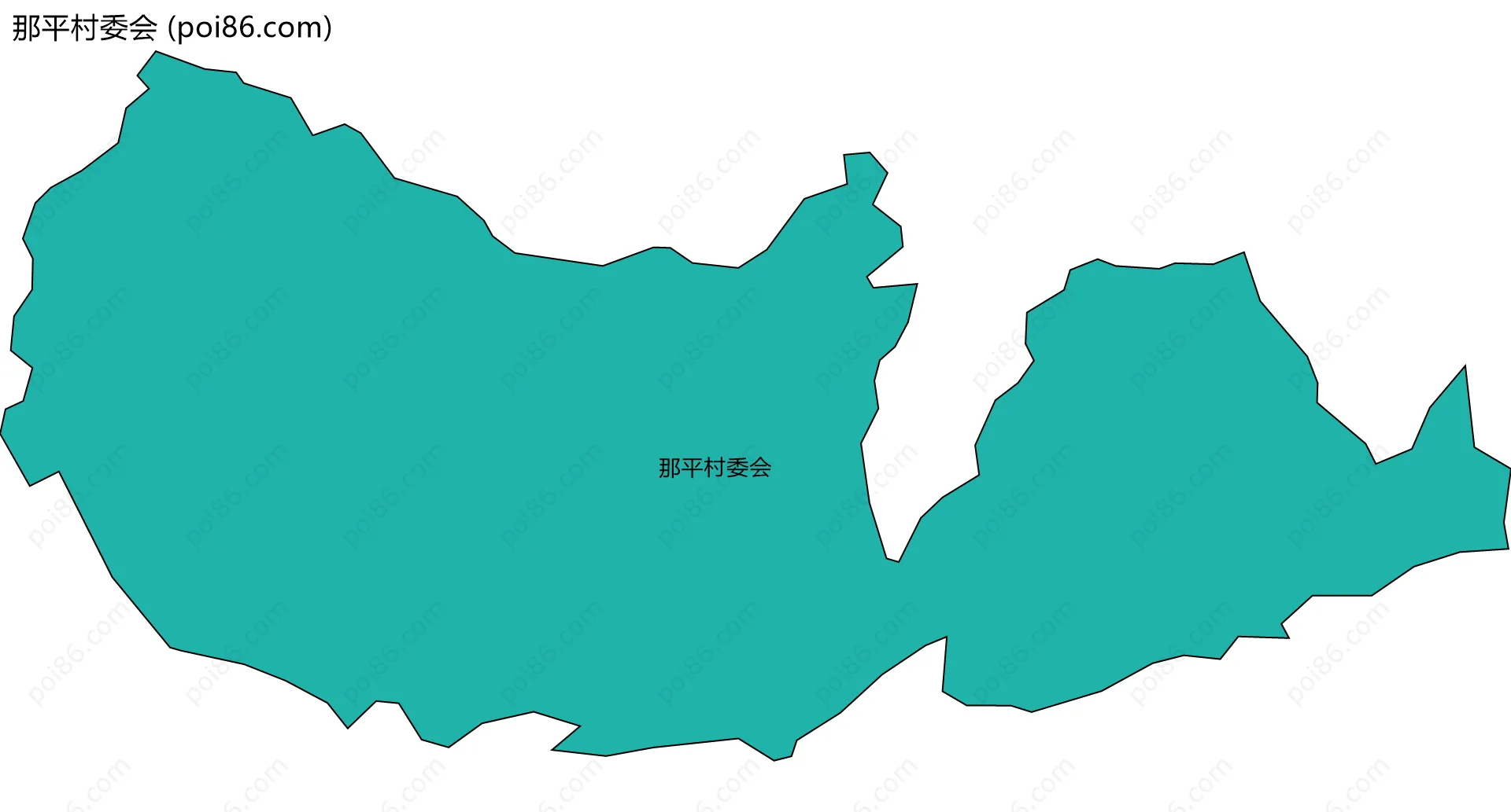 那平村委会边界地图