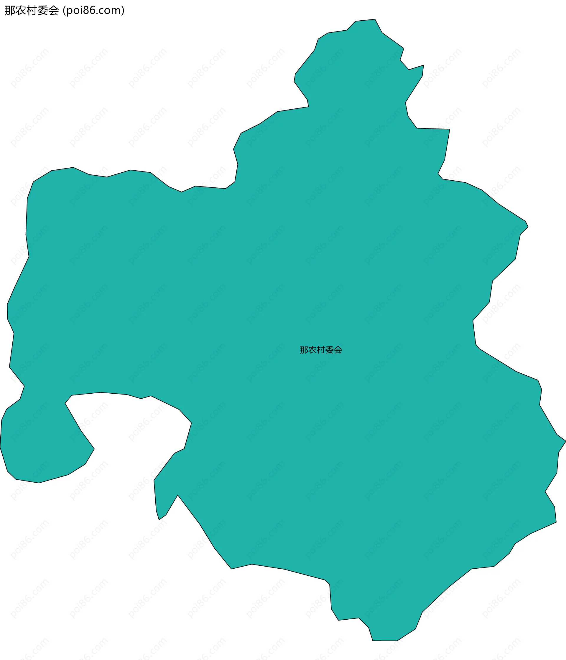 那农村委会边界地图