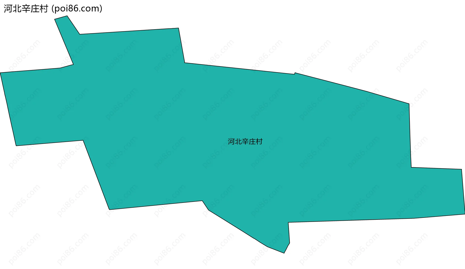河北辛庄村边界地图