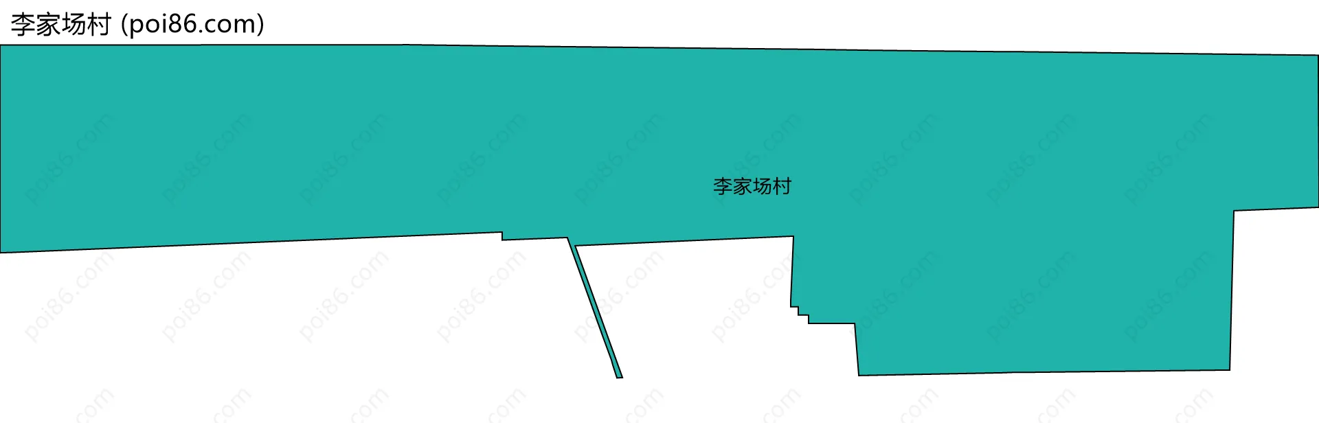 李家场村边界地图