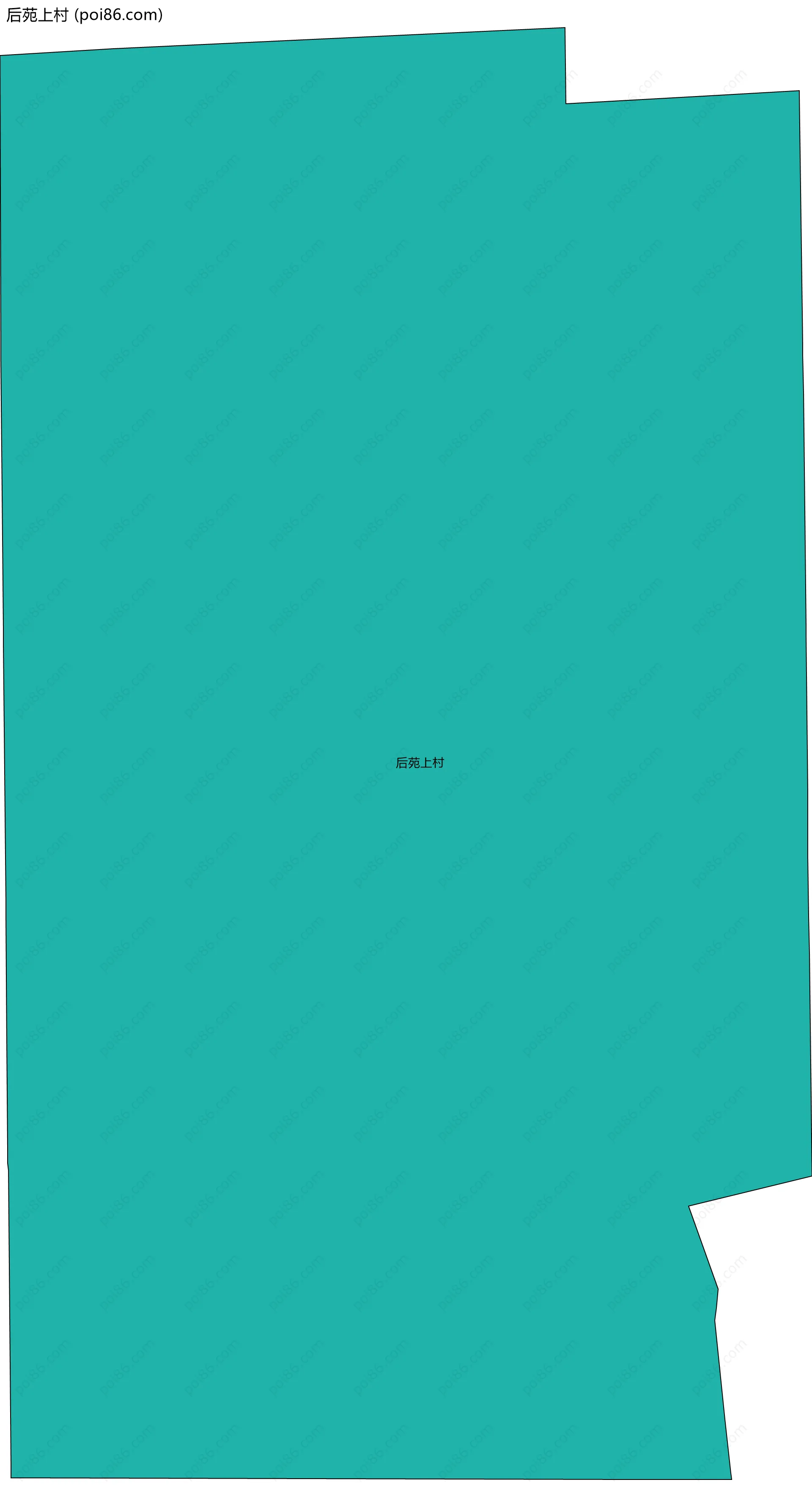 后苑上村边界地图