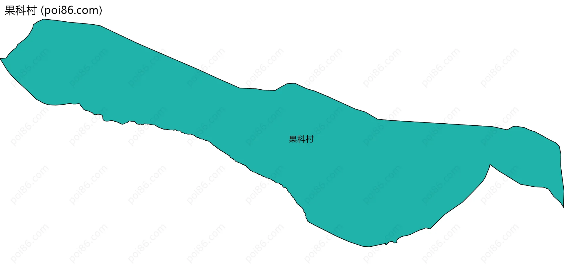果科村边界地图
