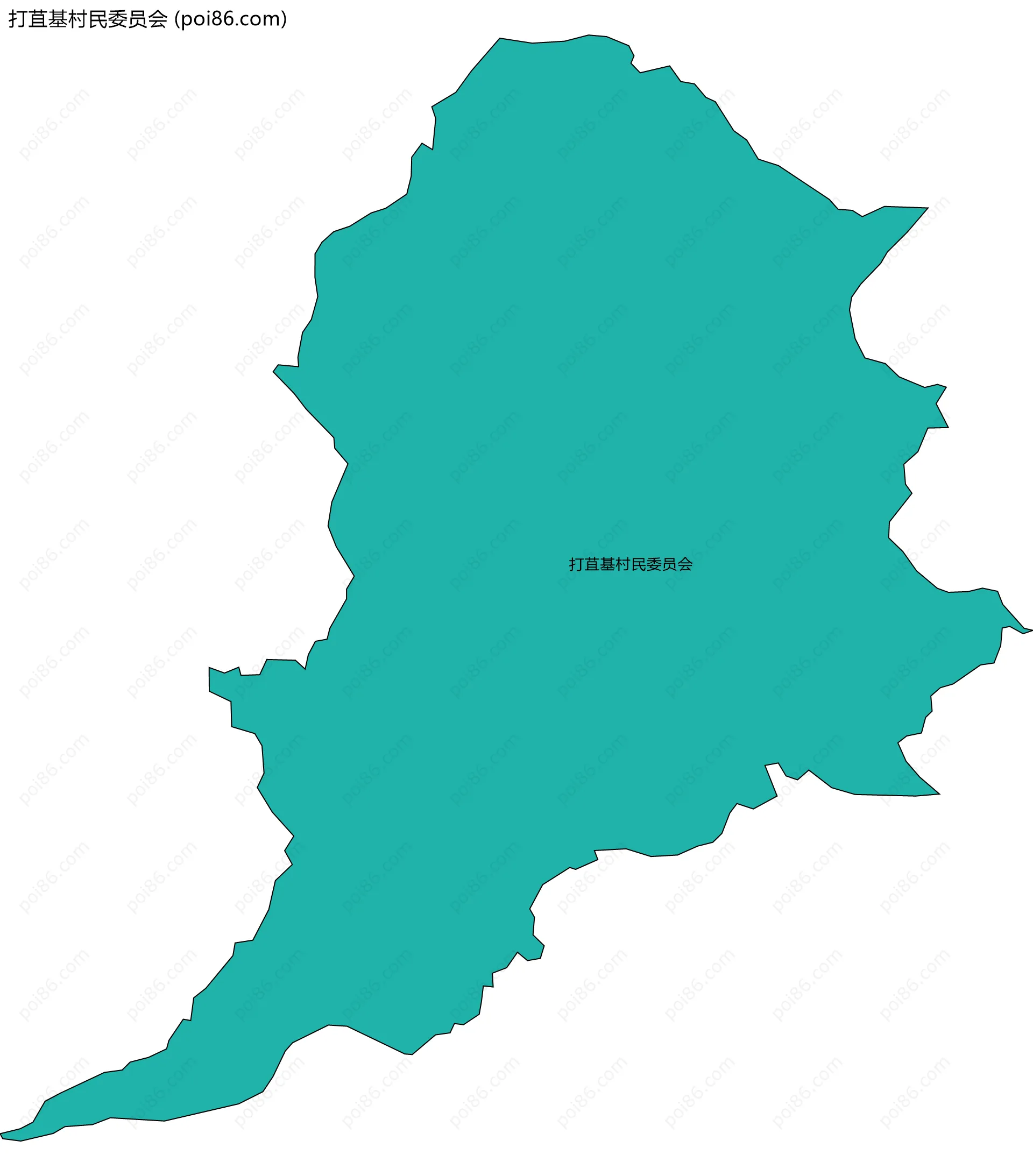 打苴基村民委员会边界地图