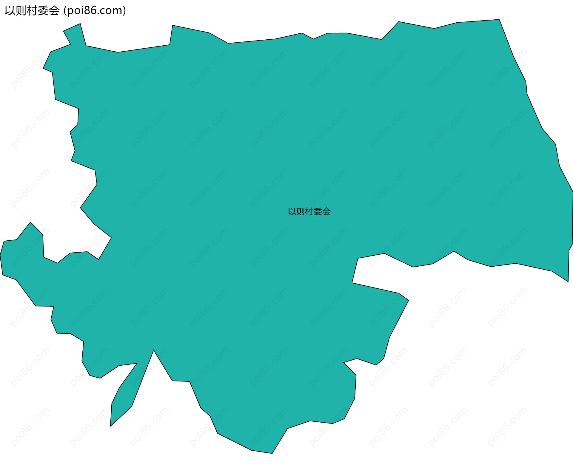以则村委会边界地图