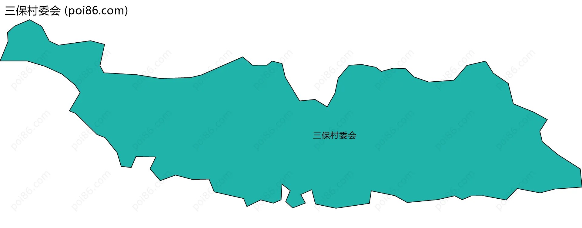 三保村委会边界地图