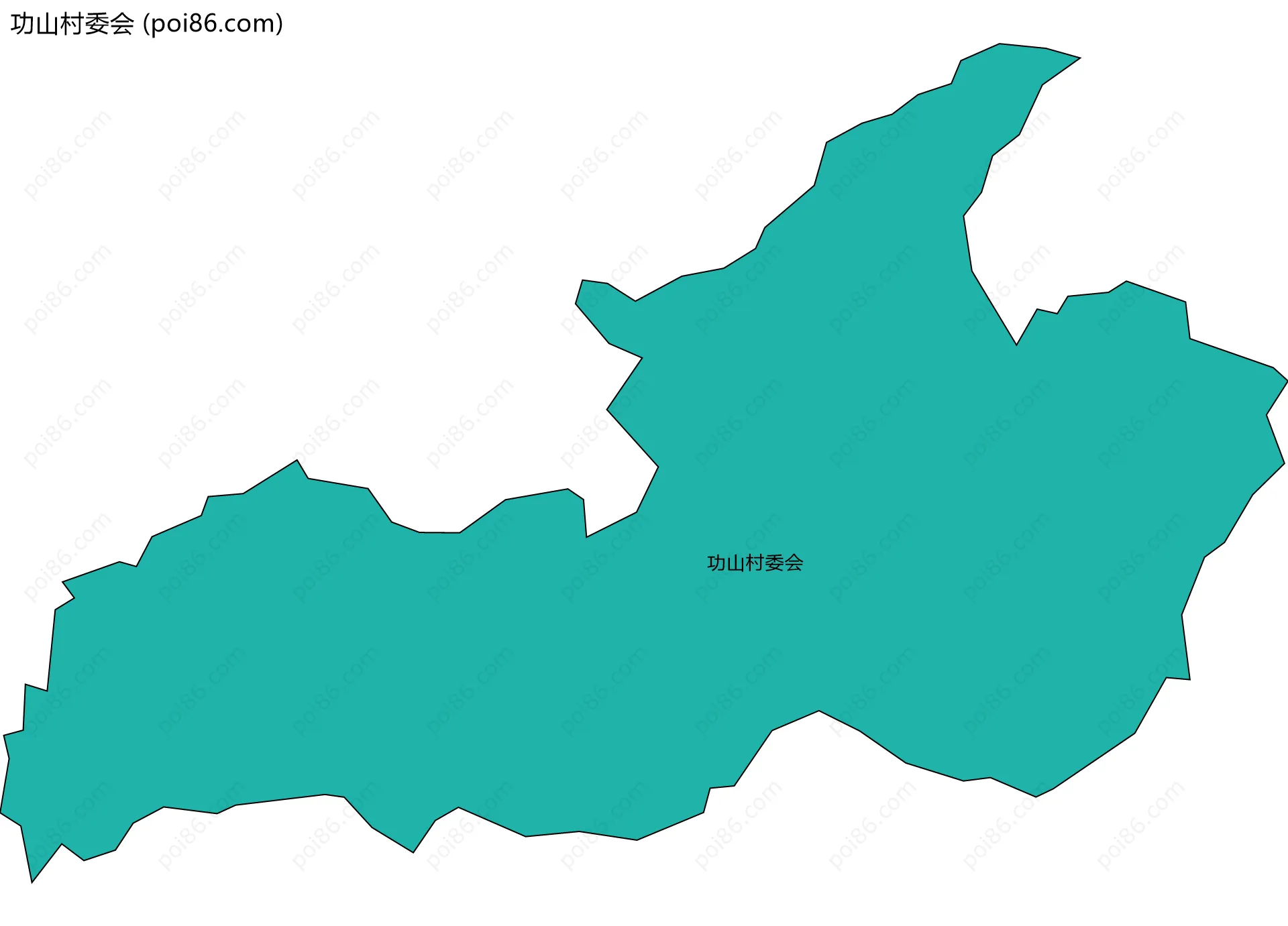 功山村委会边界地图