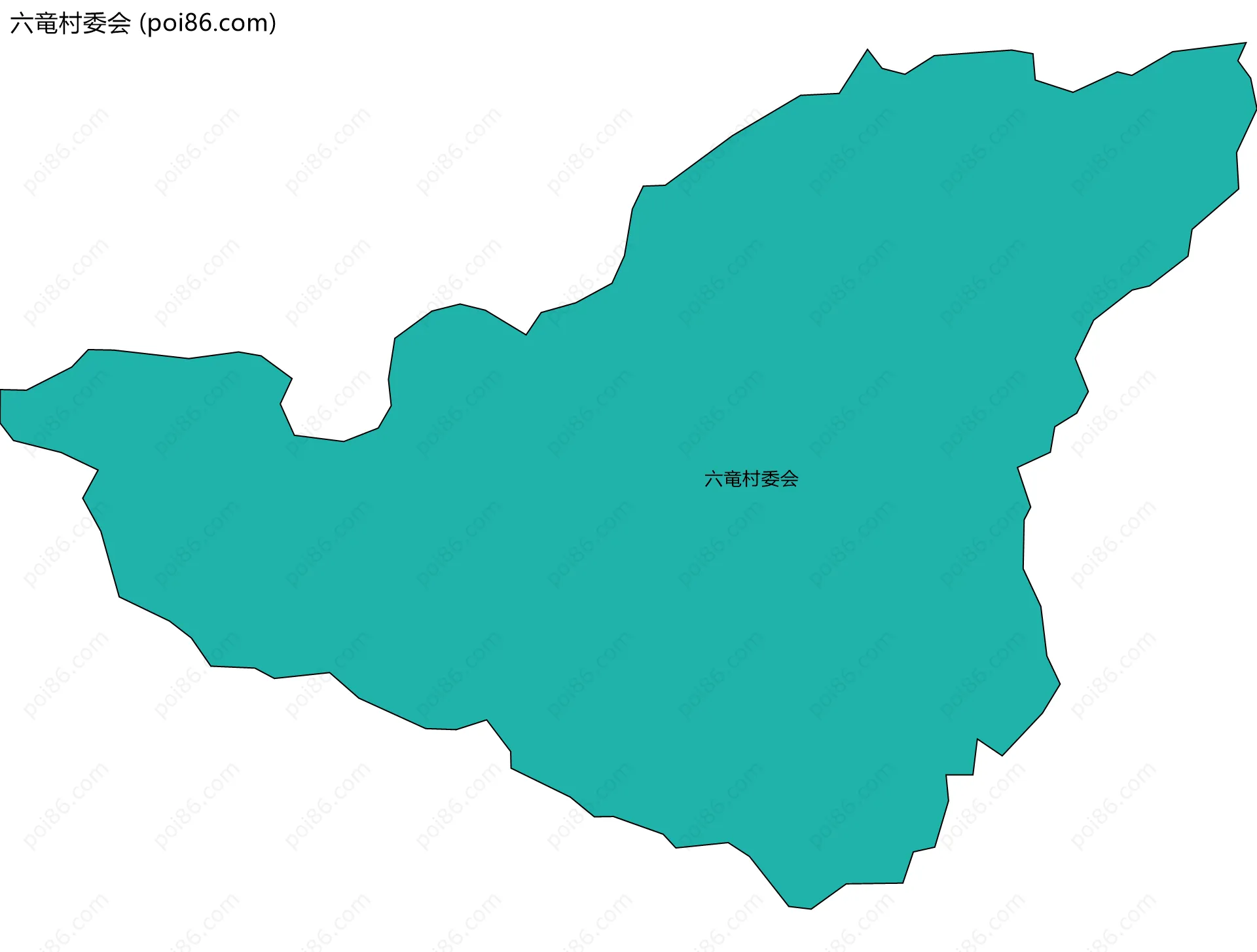 六竜村委会边界地图