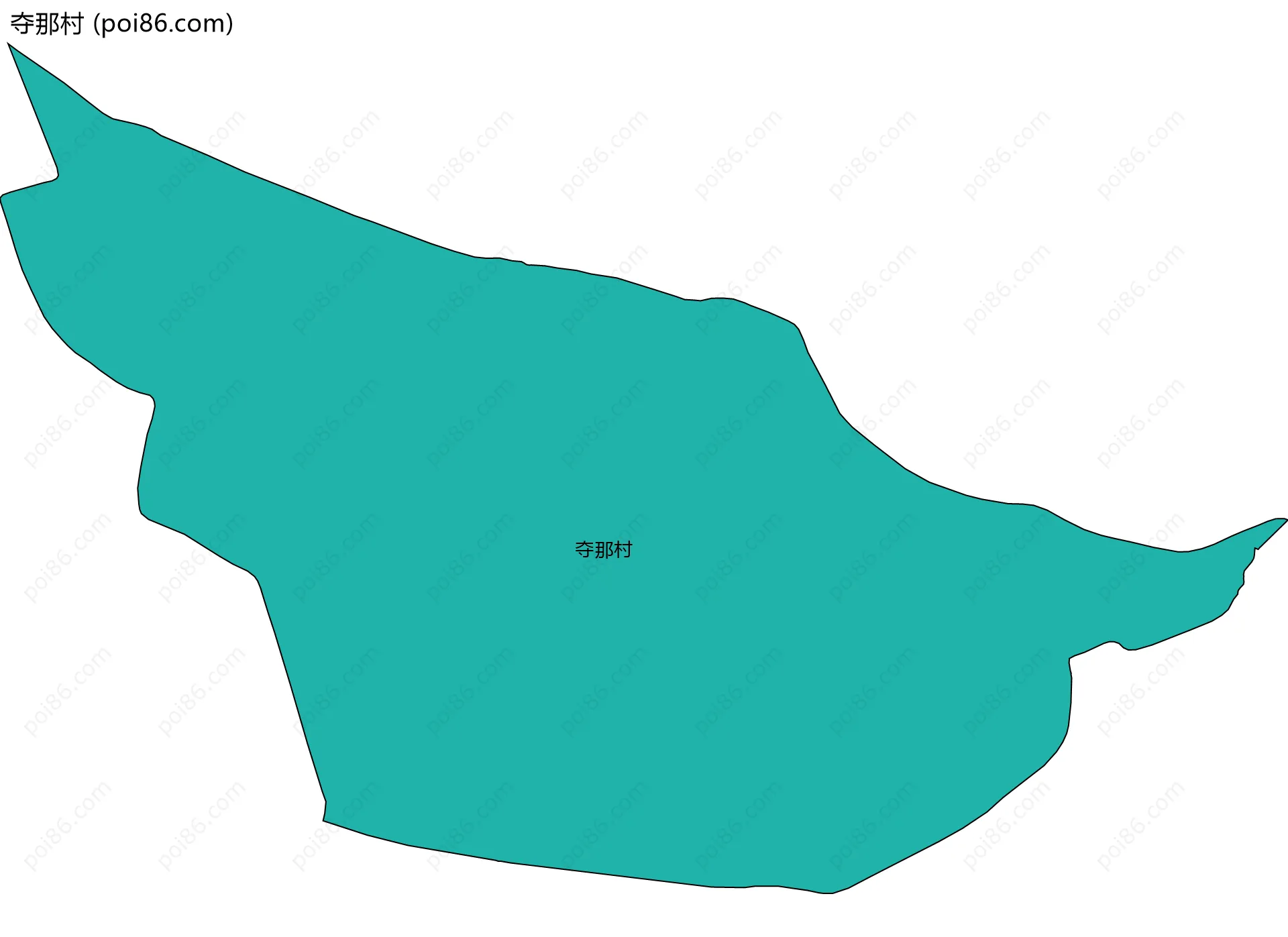 夺那村边界地图
