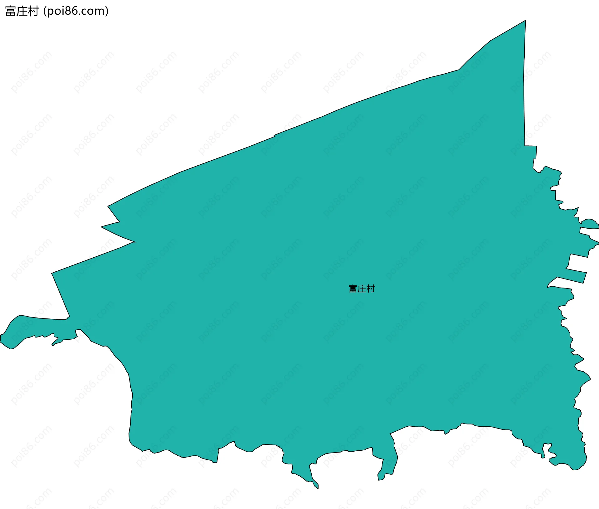 富庄村边界地图