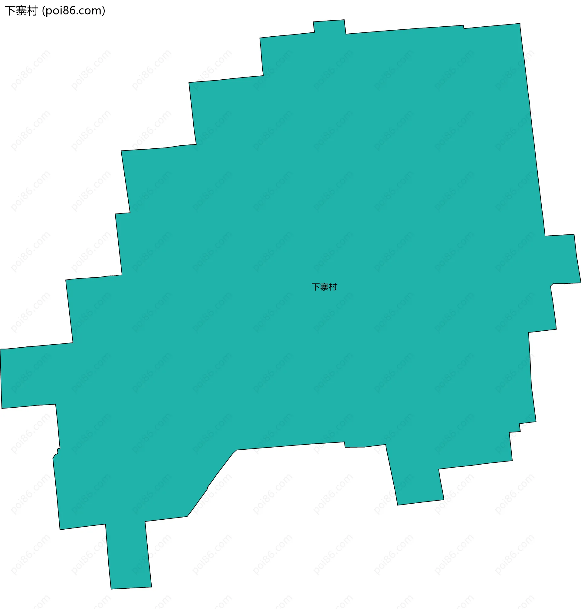 下寨村边界地图