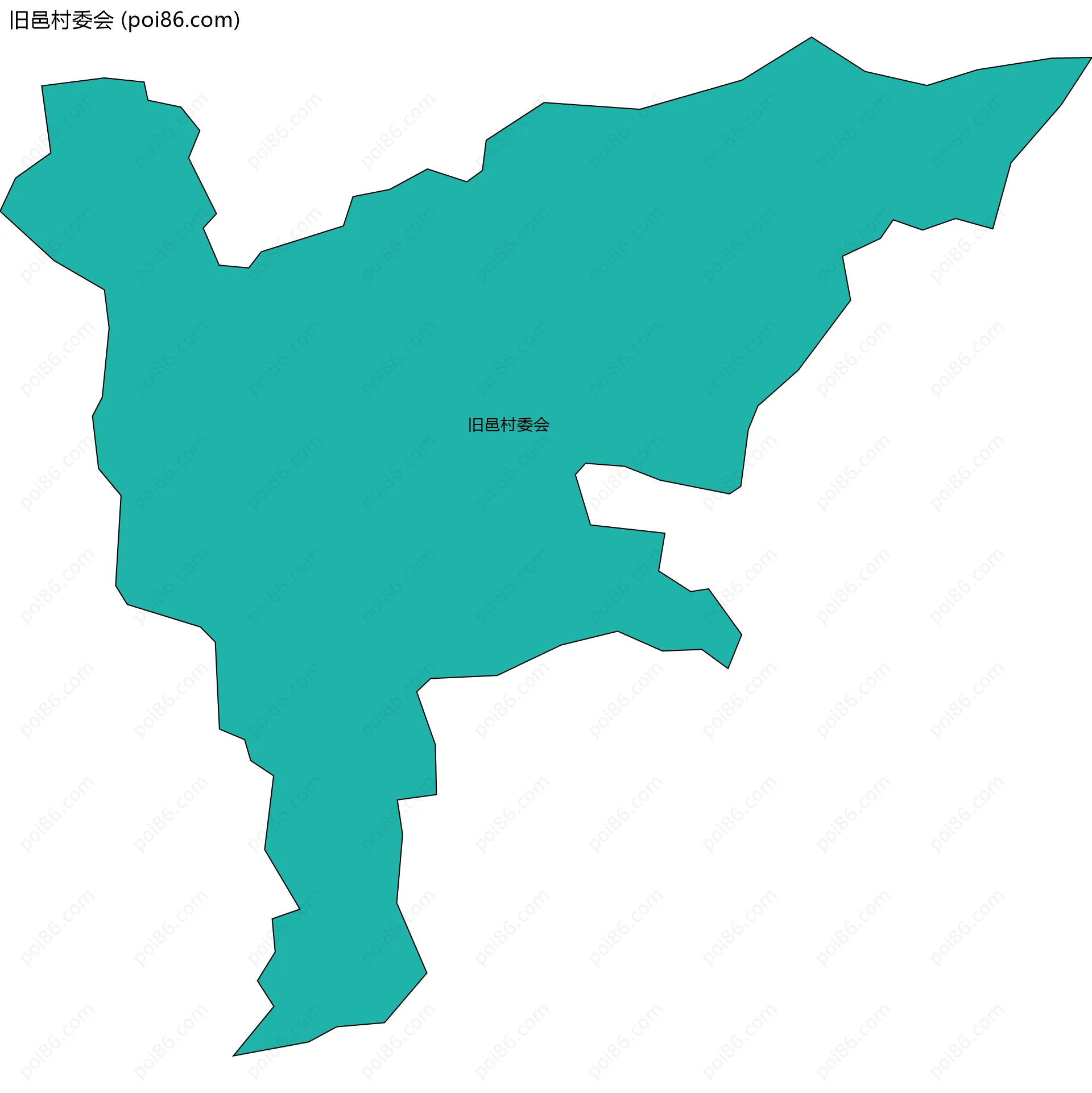 旧邑村委会边界地图