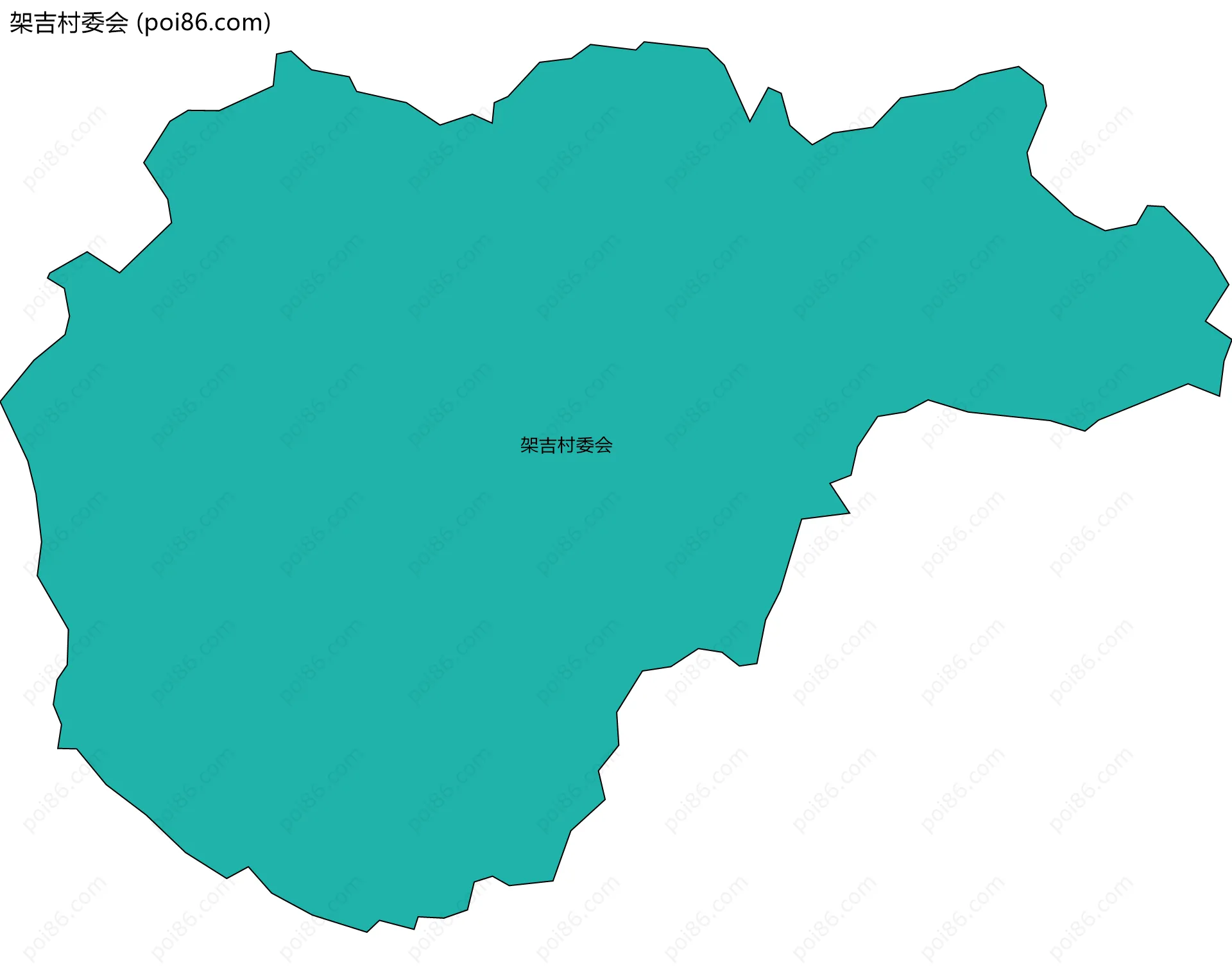 架吉村委会边界地图