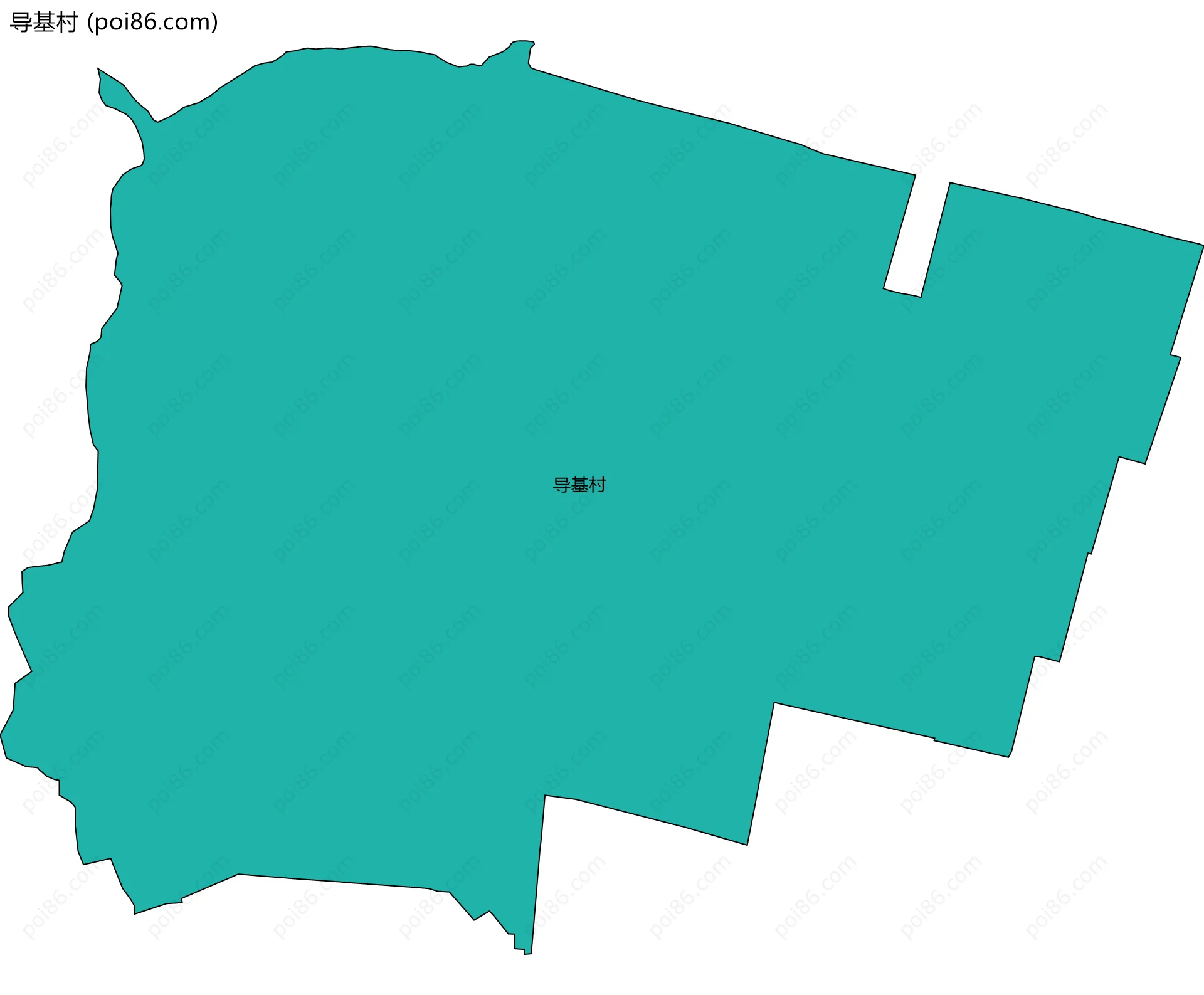 导基村边界地图