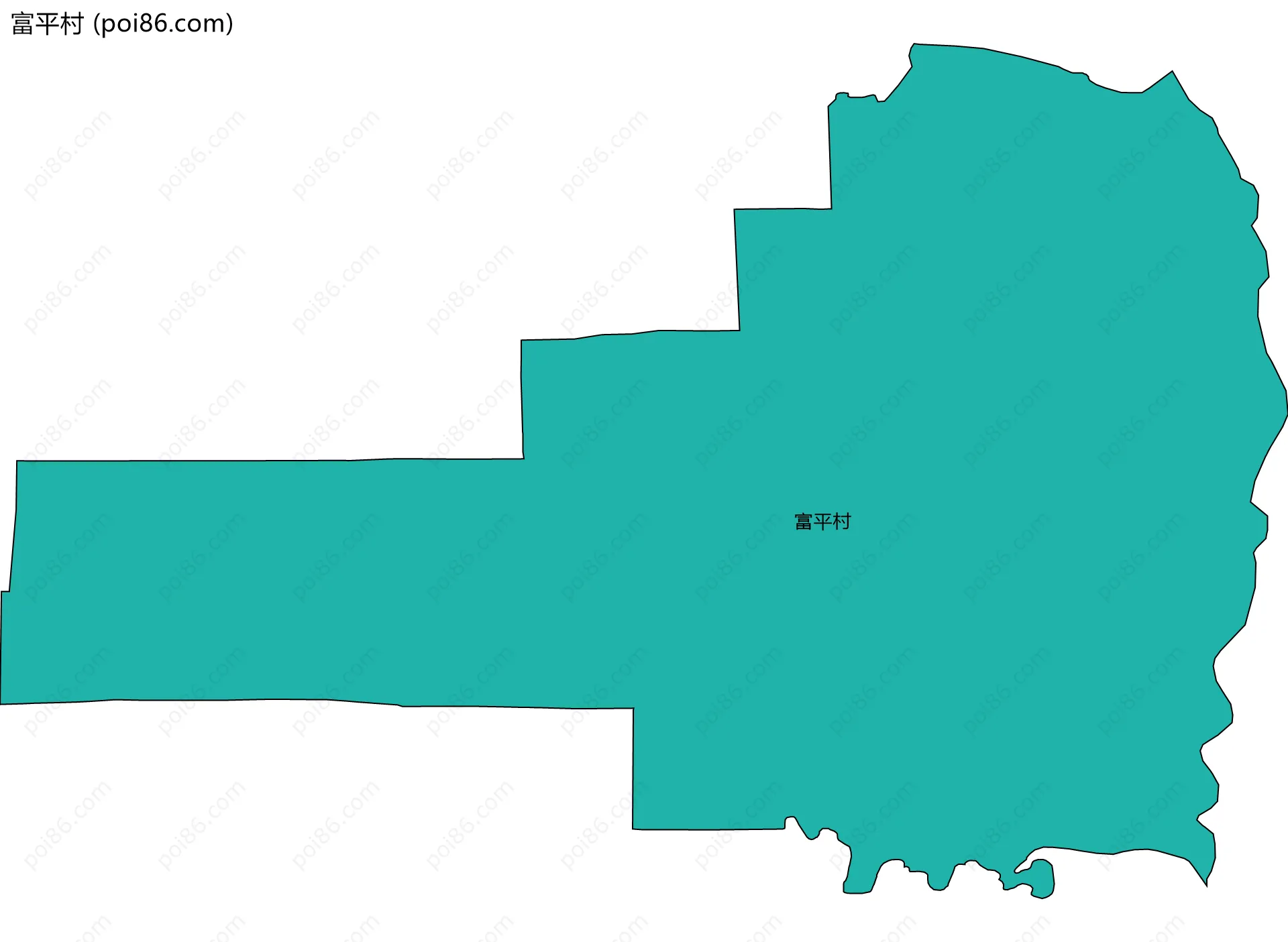 富平村边界地图
