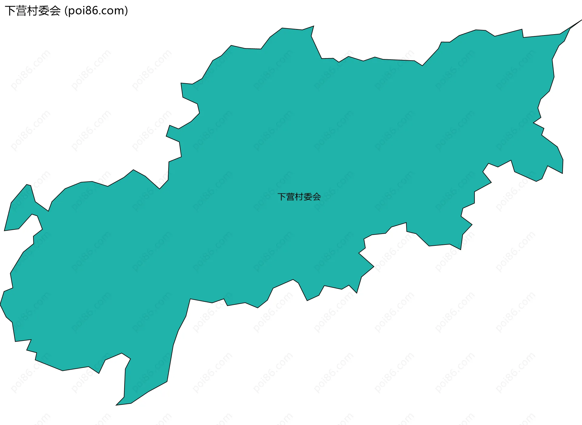 下营村委会边界地图