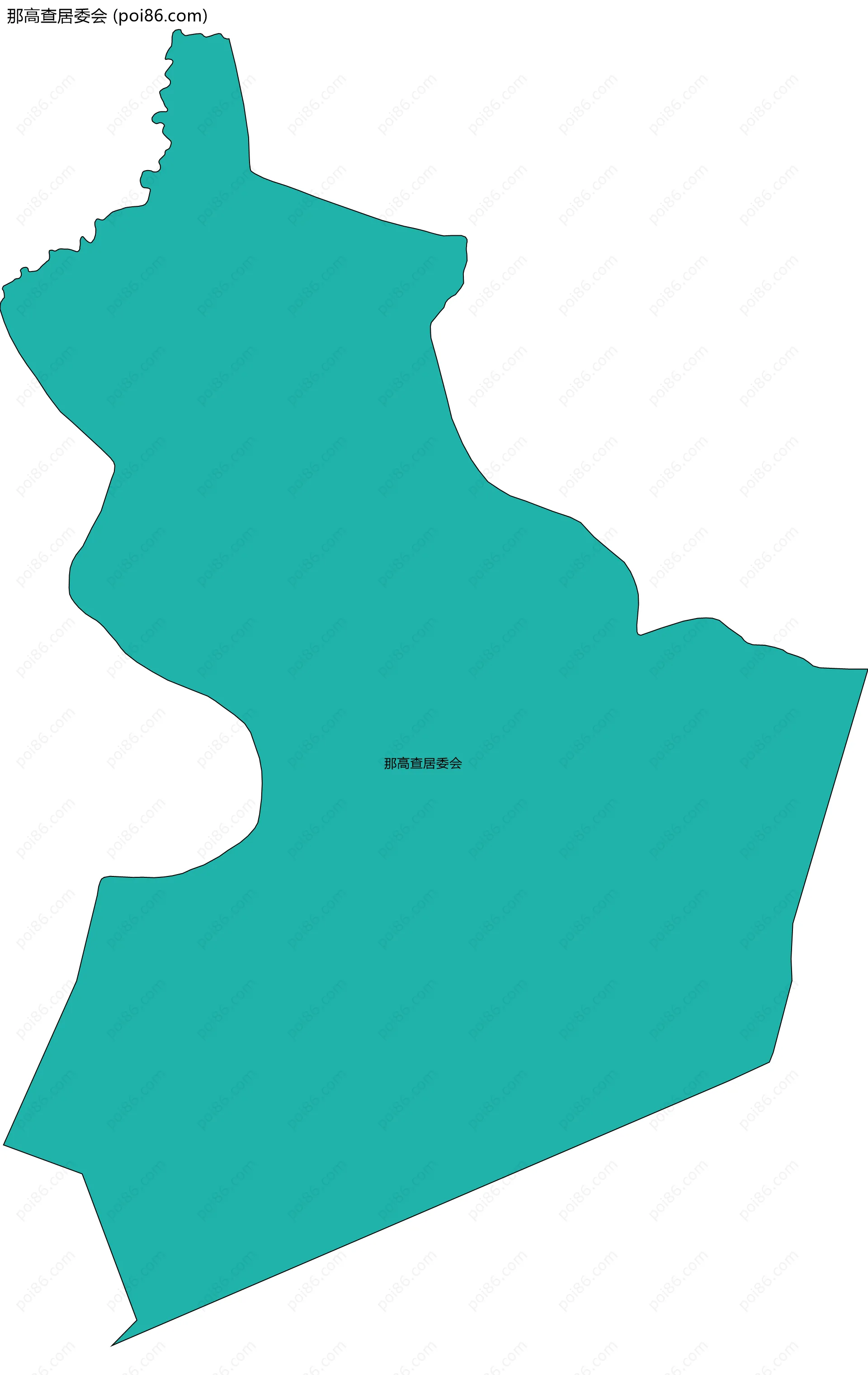 那高查居委会边界地图