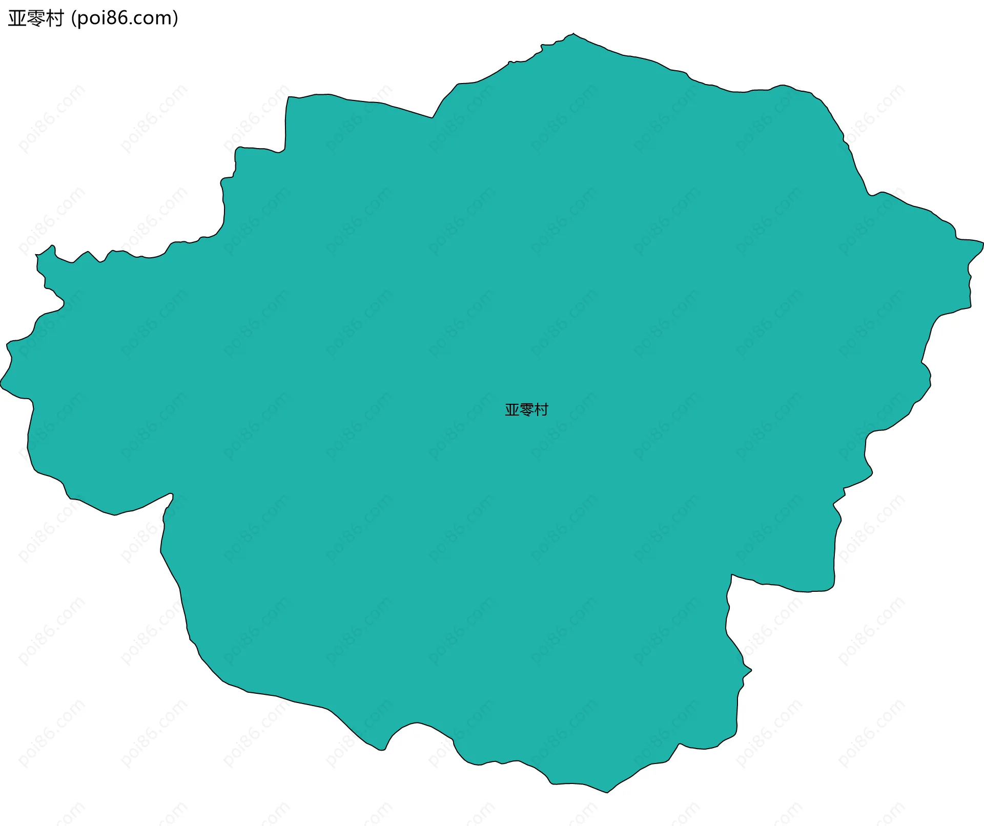 亚零村边界地图