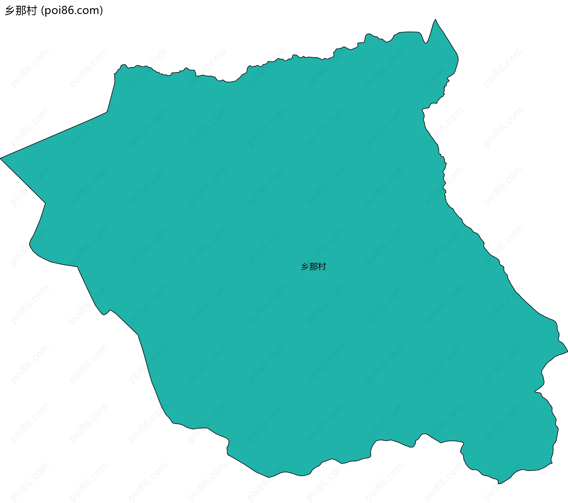 乡那村边界地图
