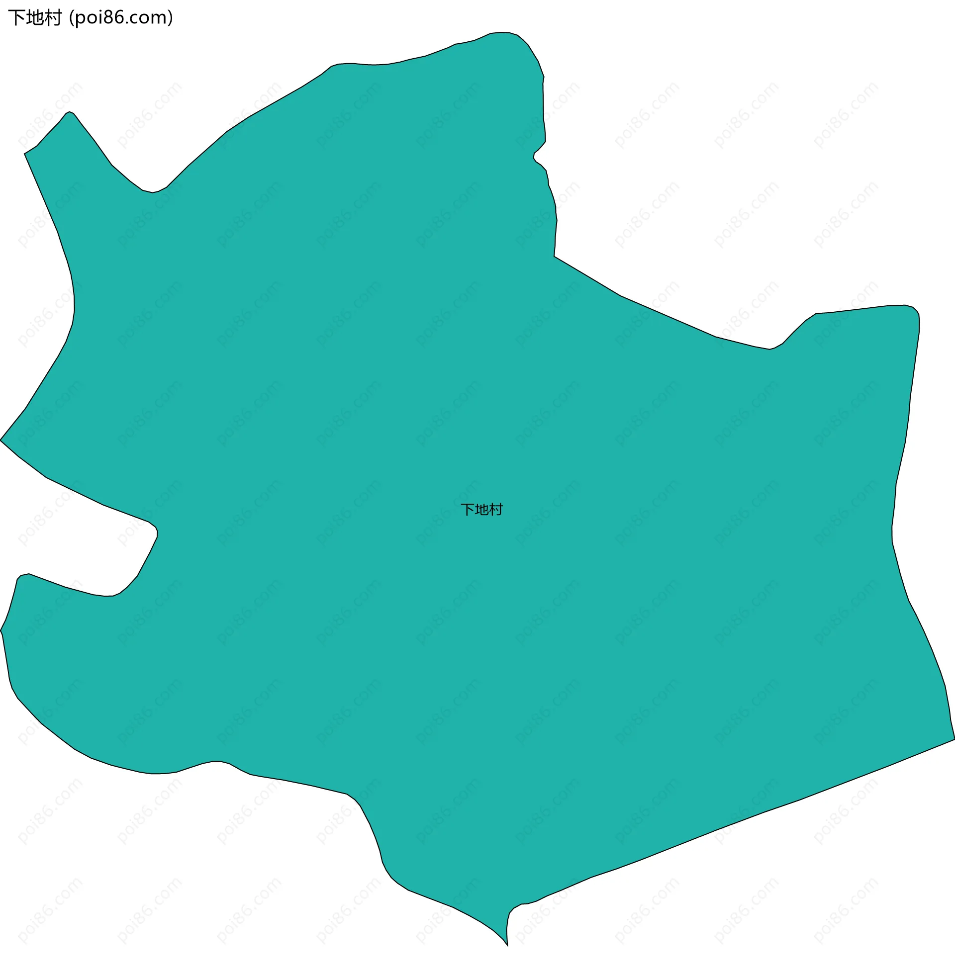 下地村边界地图