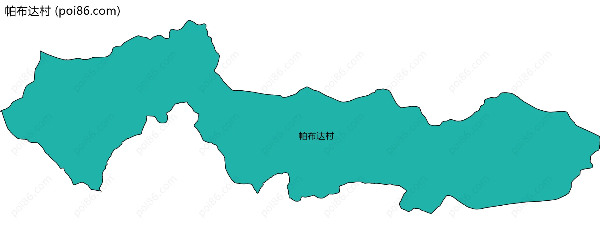 帕布达村边界地图