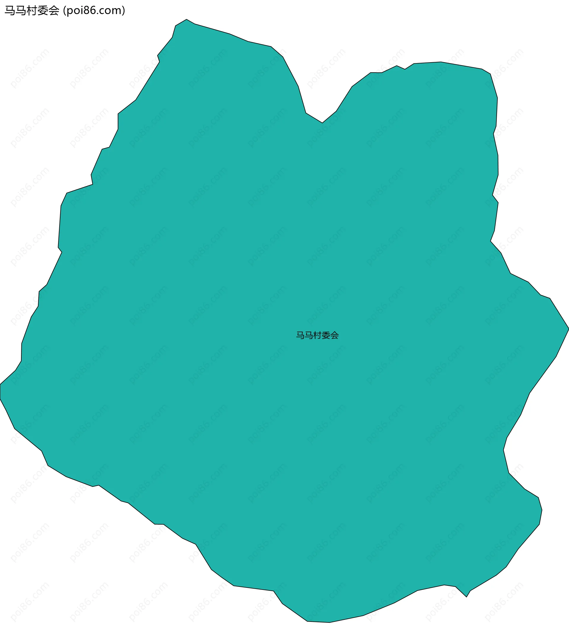 马马村委会边界地图