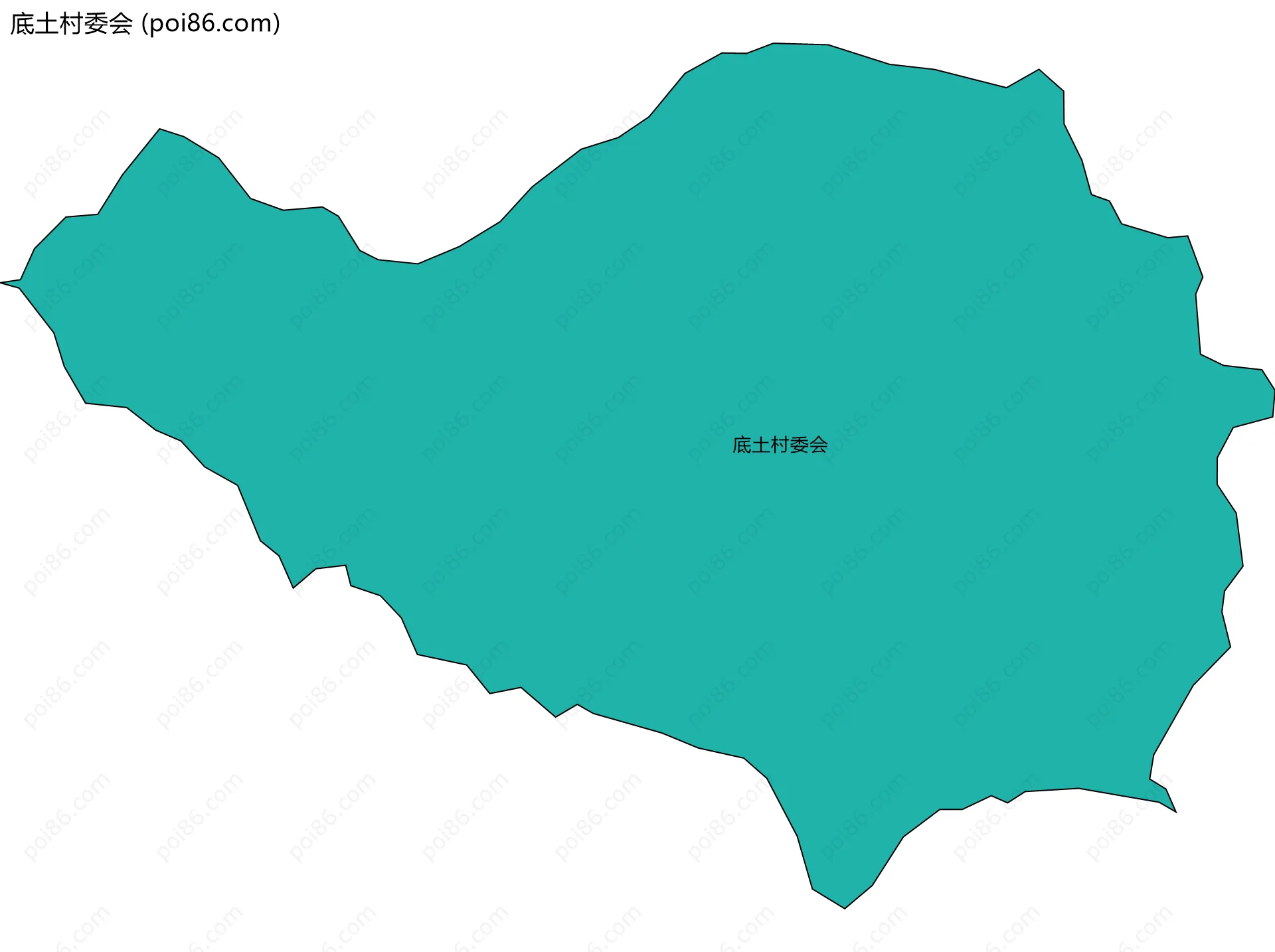 底土村委会边界地图