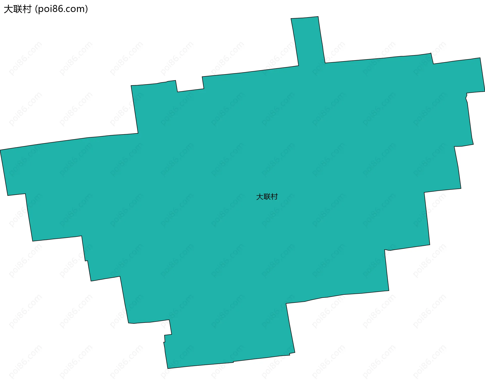 大联村边界地图