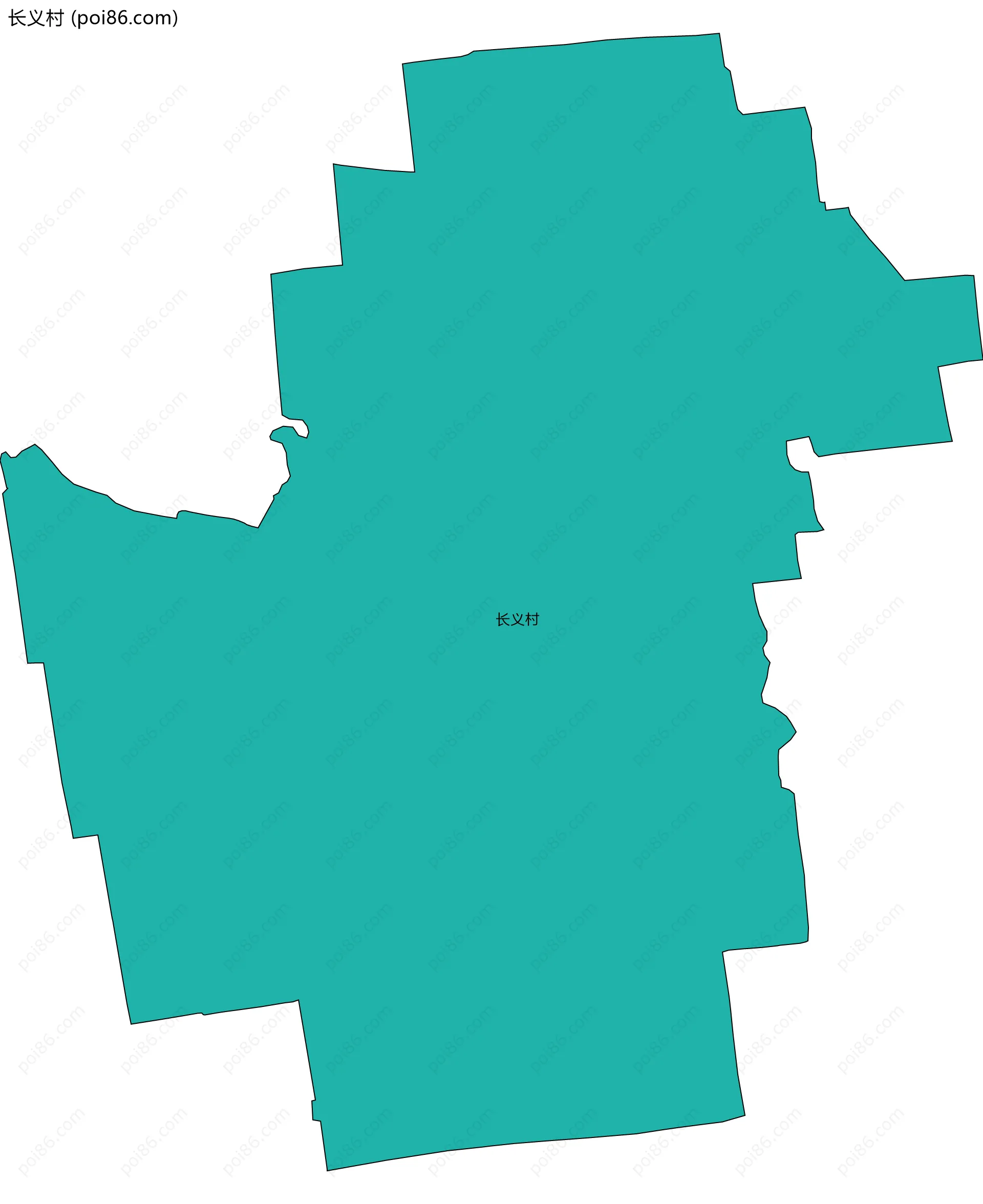 长义村边界地图