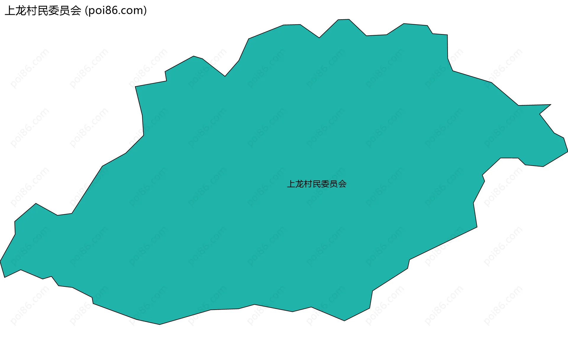 上龙村民委员会边界地图